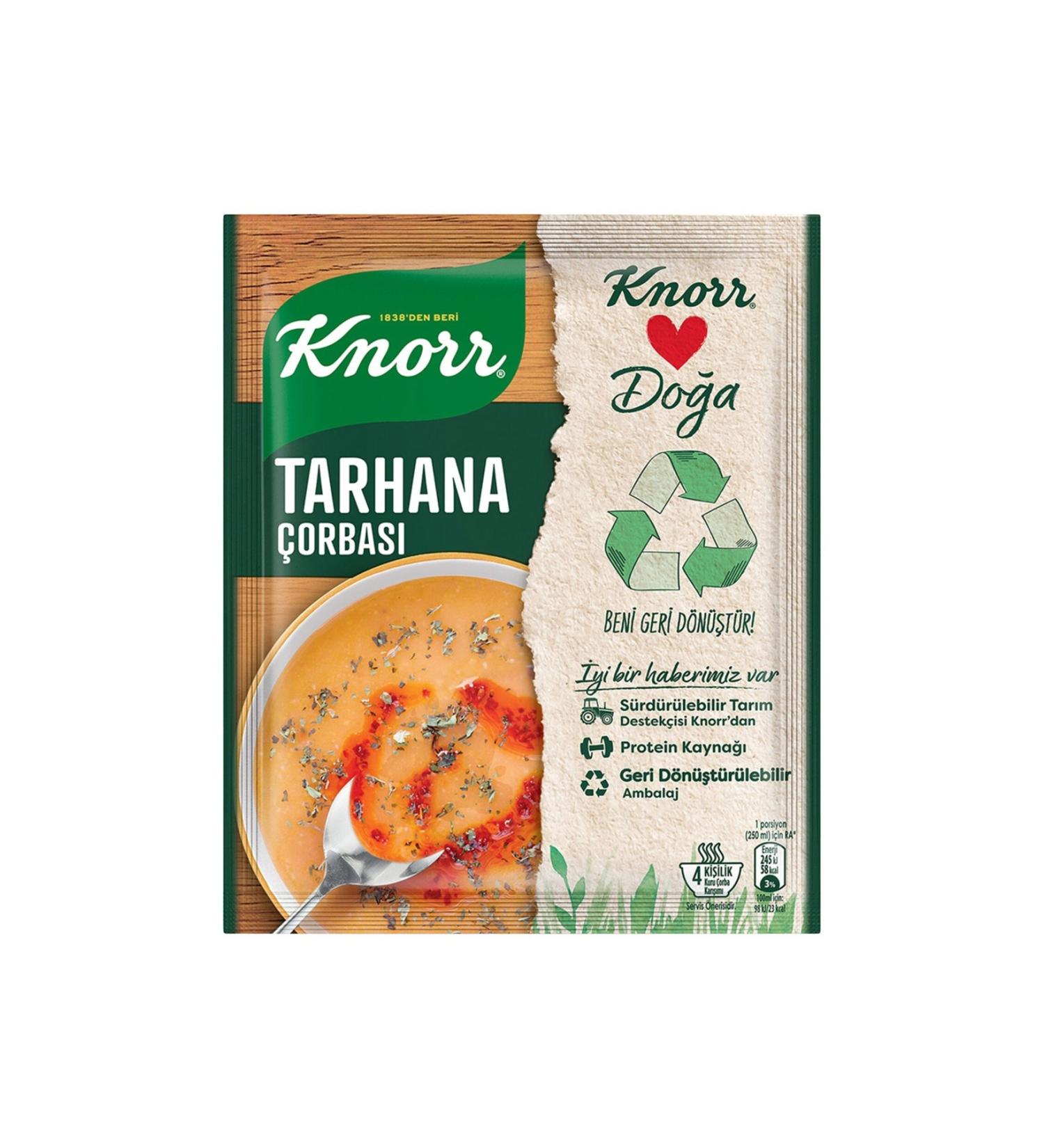 Knorr Tarhana Soup 74 gr Package (10 PIECES)