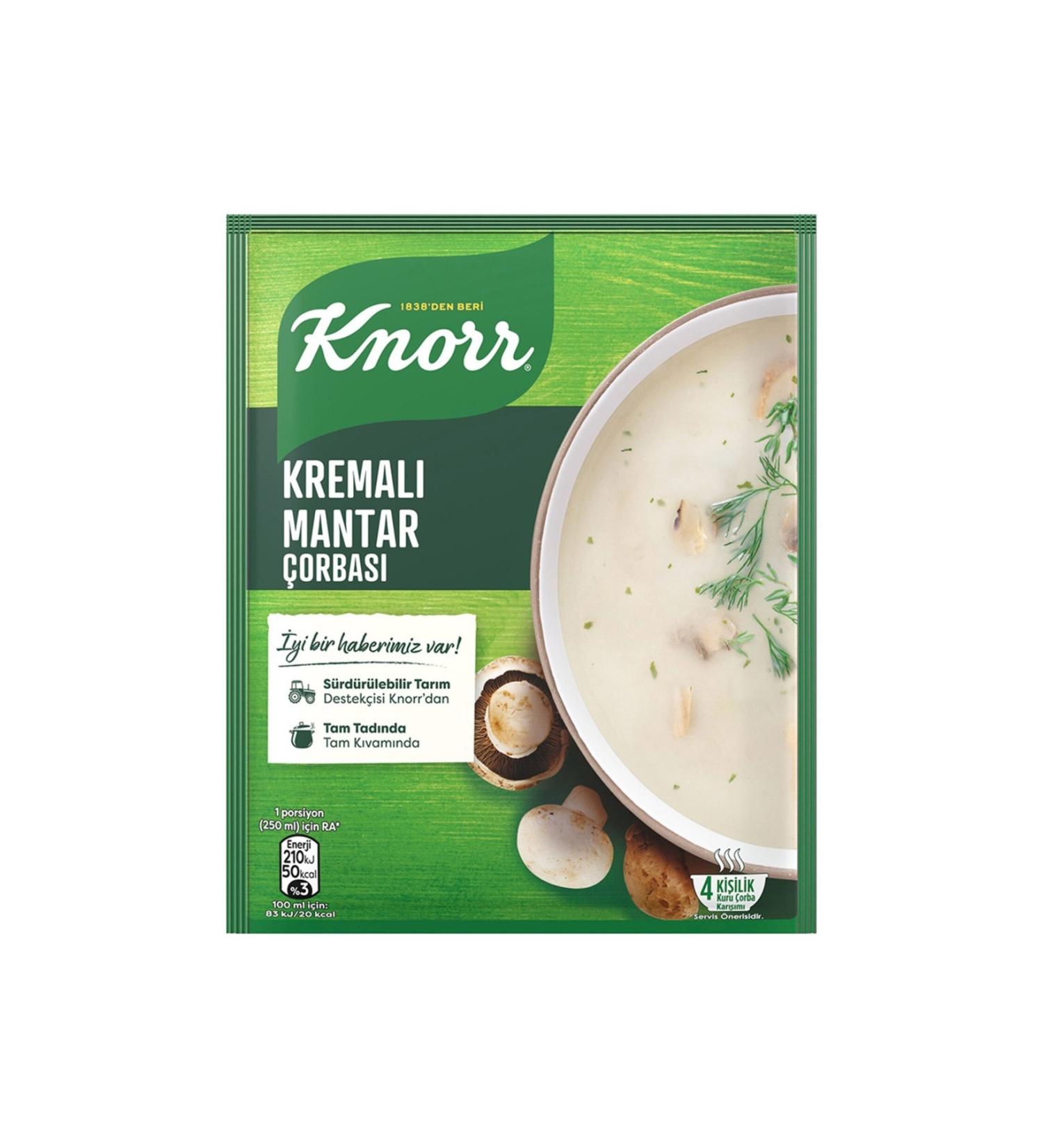 Knorr Cream of Mushroom Soup 63 gr Pack (10 PIECES)