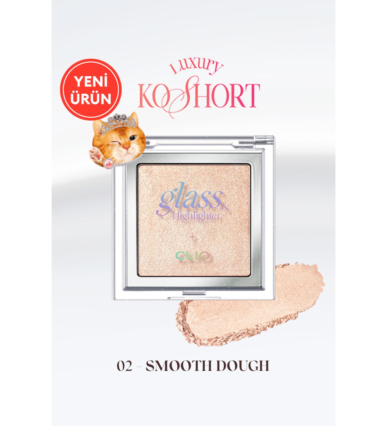 CLIO Natural Looking Golden Highlighter CLIO Glass&Highlighter(02 Smooth Dough)Luxury Koshort - Buy Online on GoSupps.com