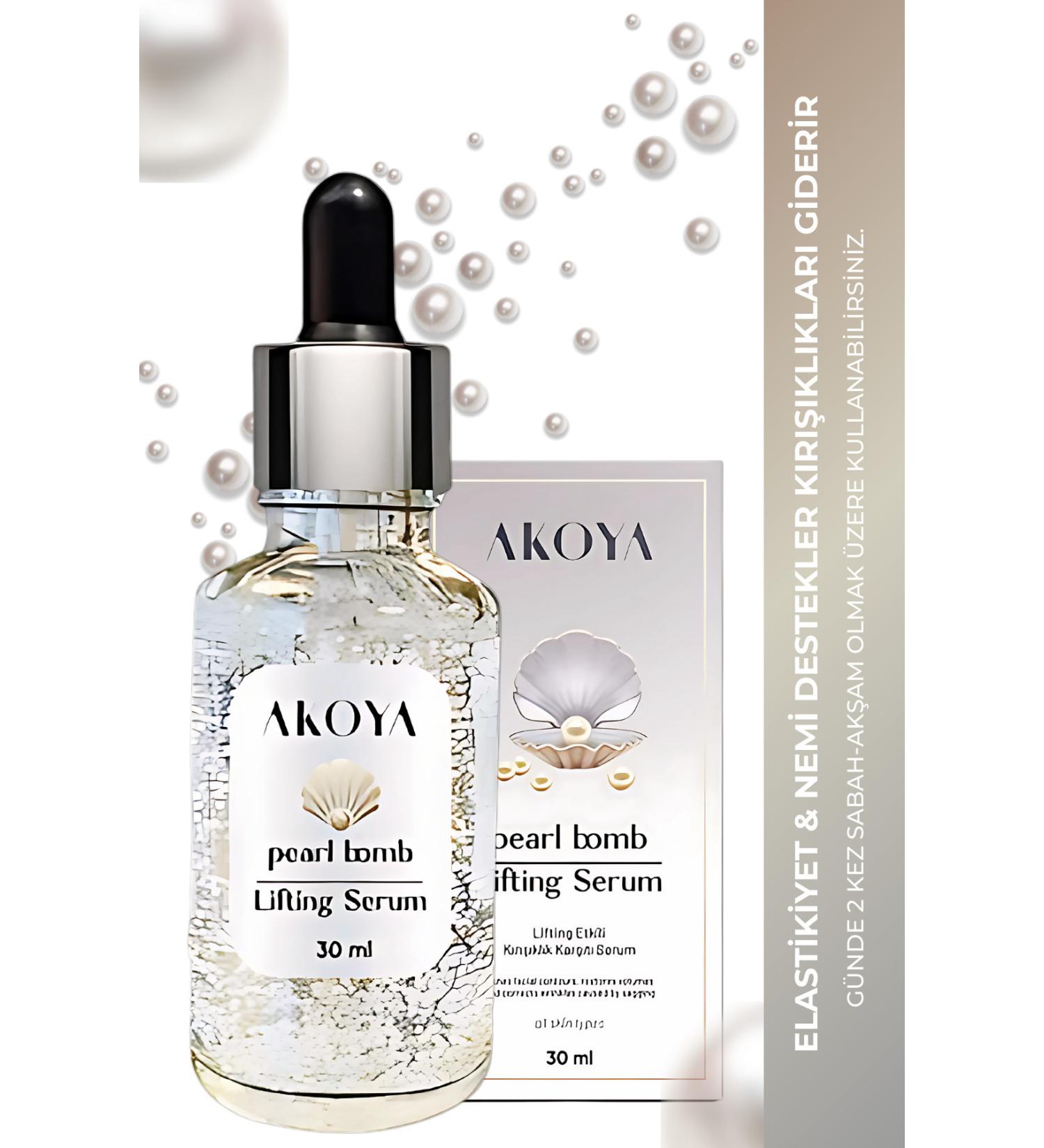 Akoya Pearl Lifting Serum 30 ml | Skin Repair Brightening Anti-aging Natural Serum - Buy Online on GoSupps.com
