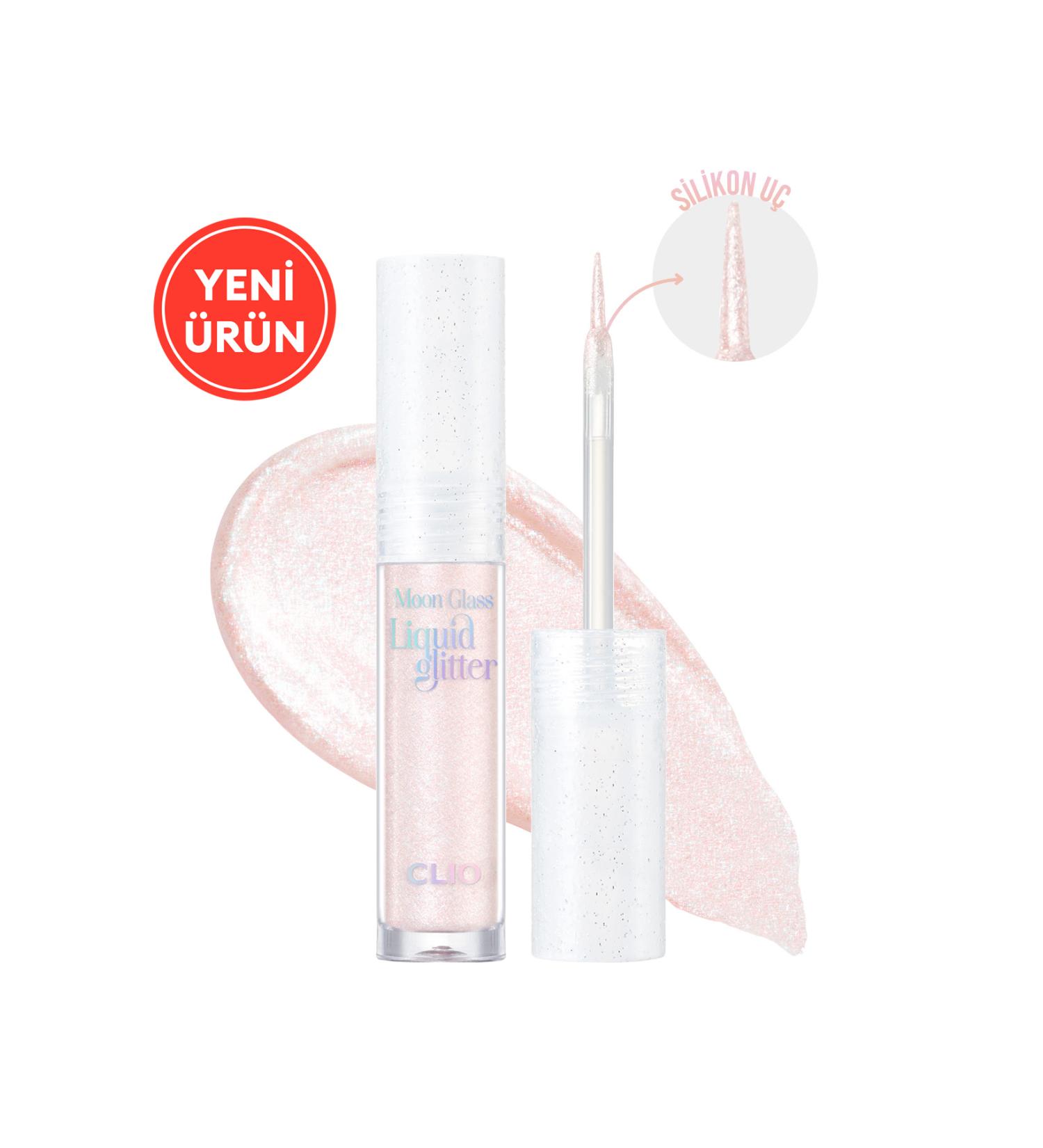 CLIO Sparkling and Transparent Liquid Glitter CLIO Moon Glass Liquid Glitter Sweet Cloud (04 Pink Spread) - Buy Online on GoSupps.com