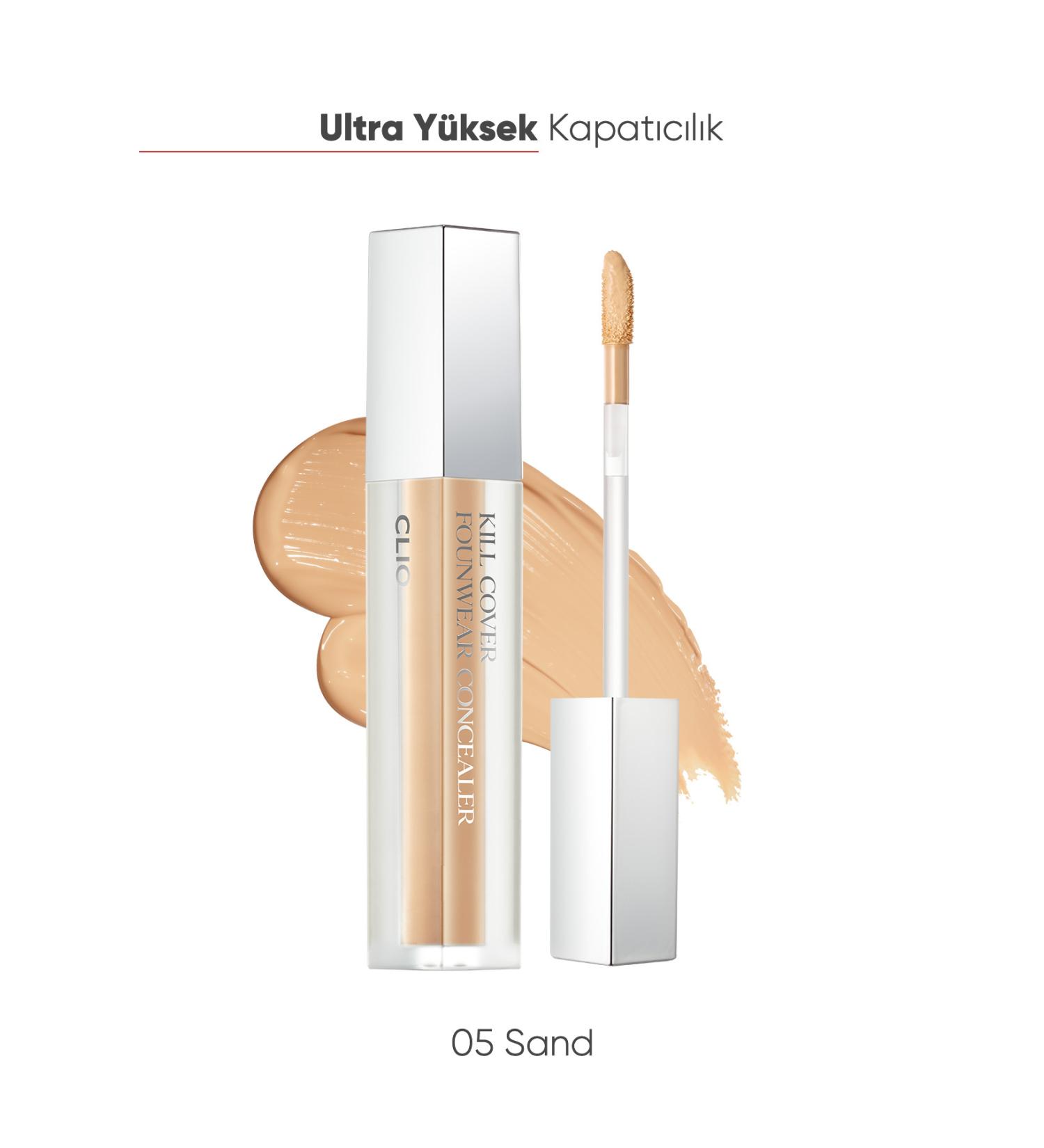 CLIO Intense Coverage Concealer Clio Kill Cover Foundation Concealer (5 Sand) - Buy Online on GoSupps.com