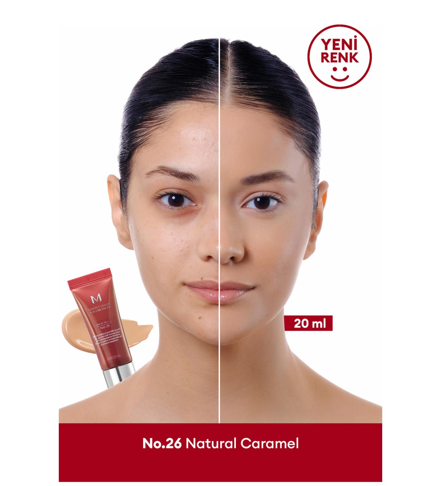 Missha Perfect Cover Multifunctional M Perfect Cover BB Cream Ex SPF42 PA+++ No.26 (20ml) - Buy Online on GoSupps.com