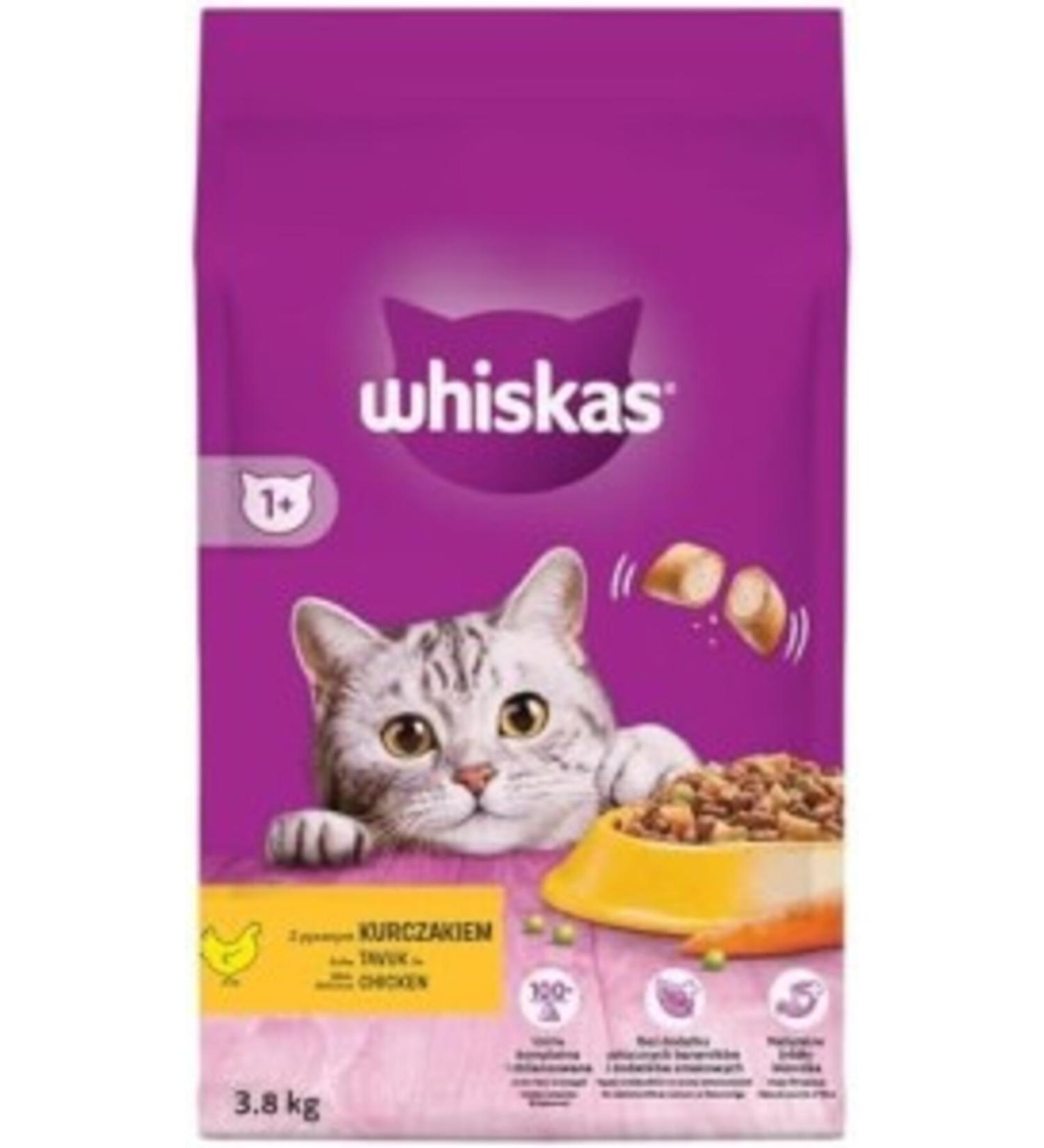Furlo Whiskas Chicken Adult Cat Food 3.8 Kg