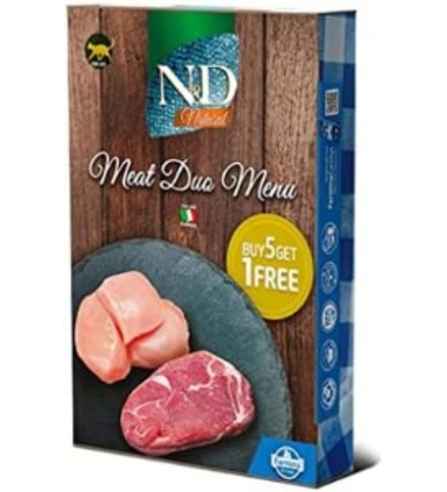 N & D ND Meaty Canned Cat Food Varieties 70 Gr Buy 6 Pay 5