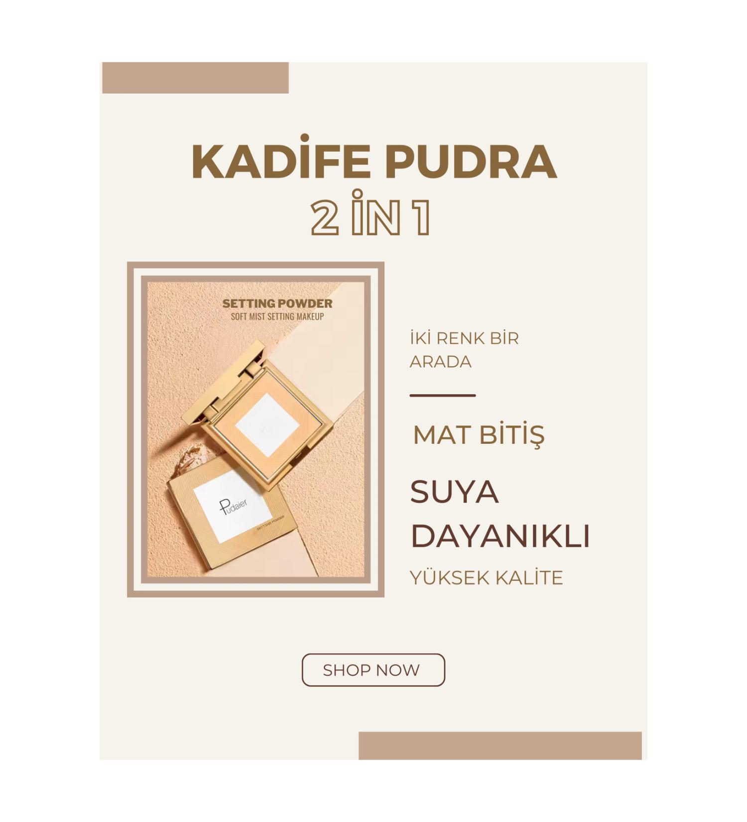 Pudaier PUDAIER-MATTE POWDER 2 IN 1