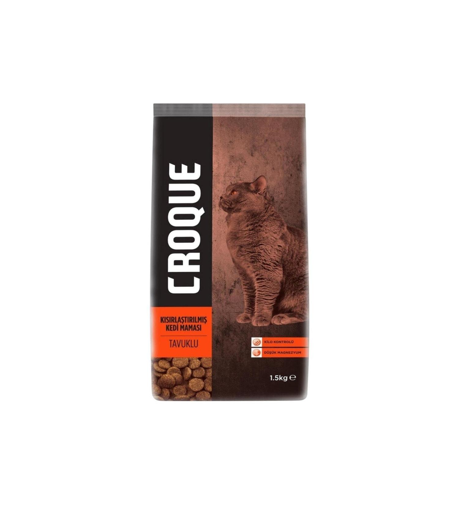 Croque Chicken Neutered Cat Food - 1.5kg