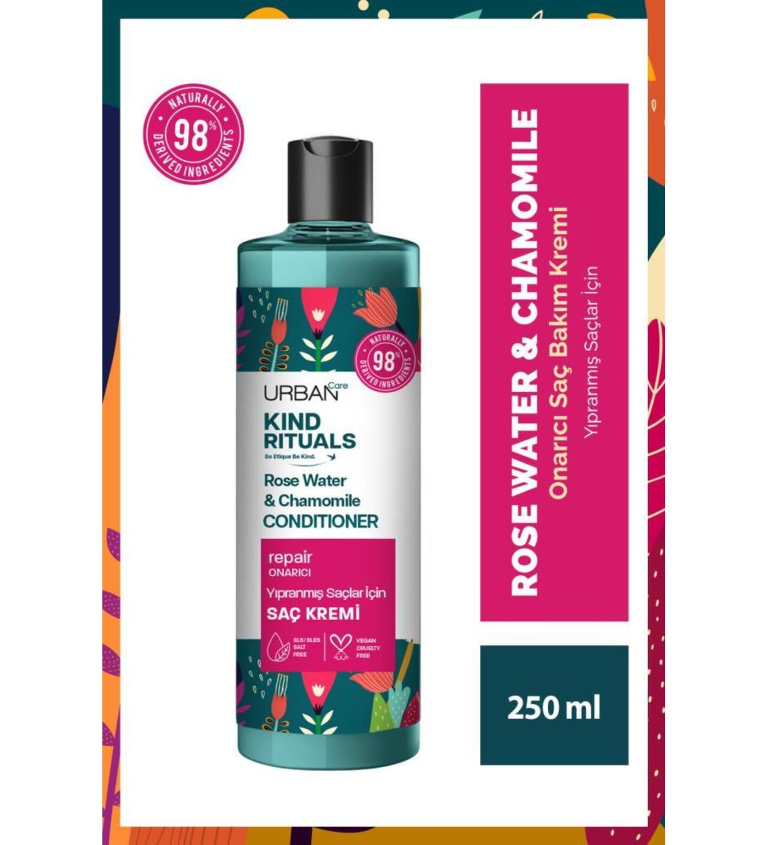 Urban Care Kind Rituals Rose Water Chamomile Conditioner 250 ML - Buy Online on GoSupps.com