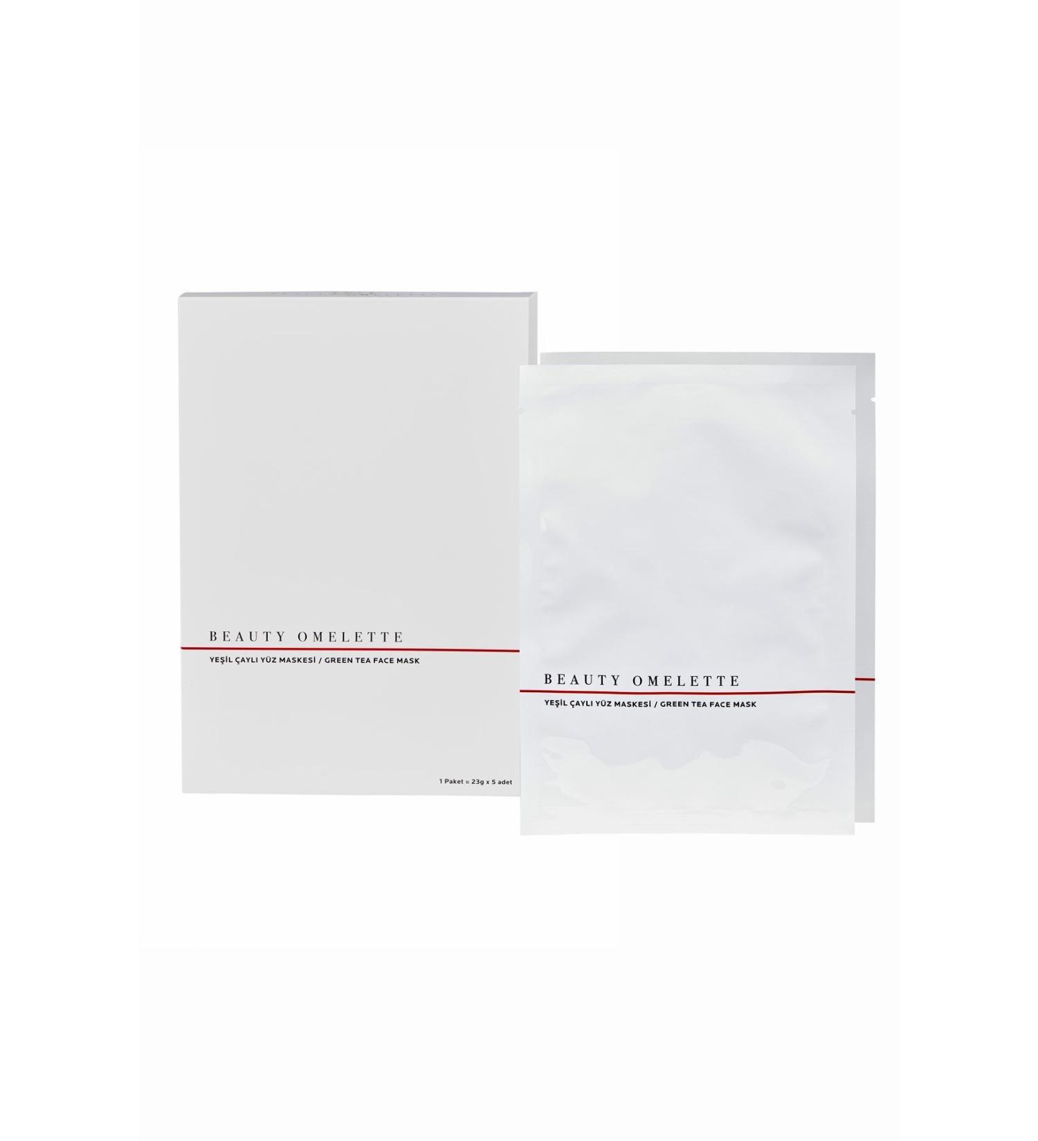 Beauty Omelette Green Tea Revitalizing Face Mask - Buy Online on GoSupps.com