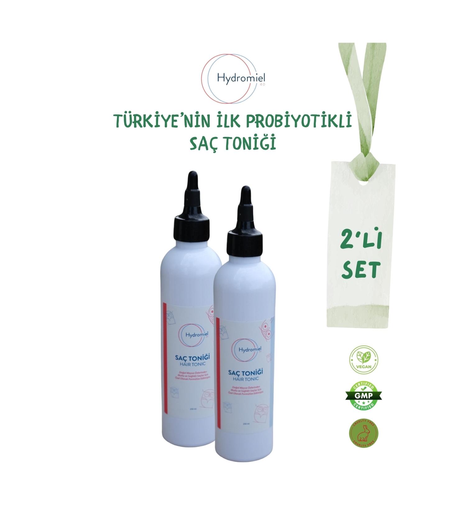 HYDROMIEL Hair Tonic - Probiotic and Natural Fruit Extract - For Children and Parents 2pcs 250ml - Buy Online on GoSupps.com