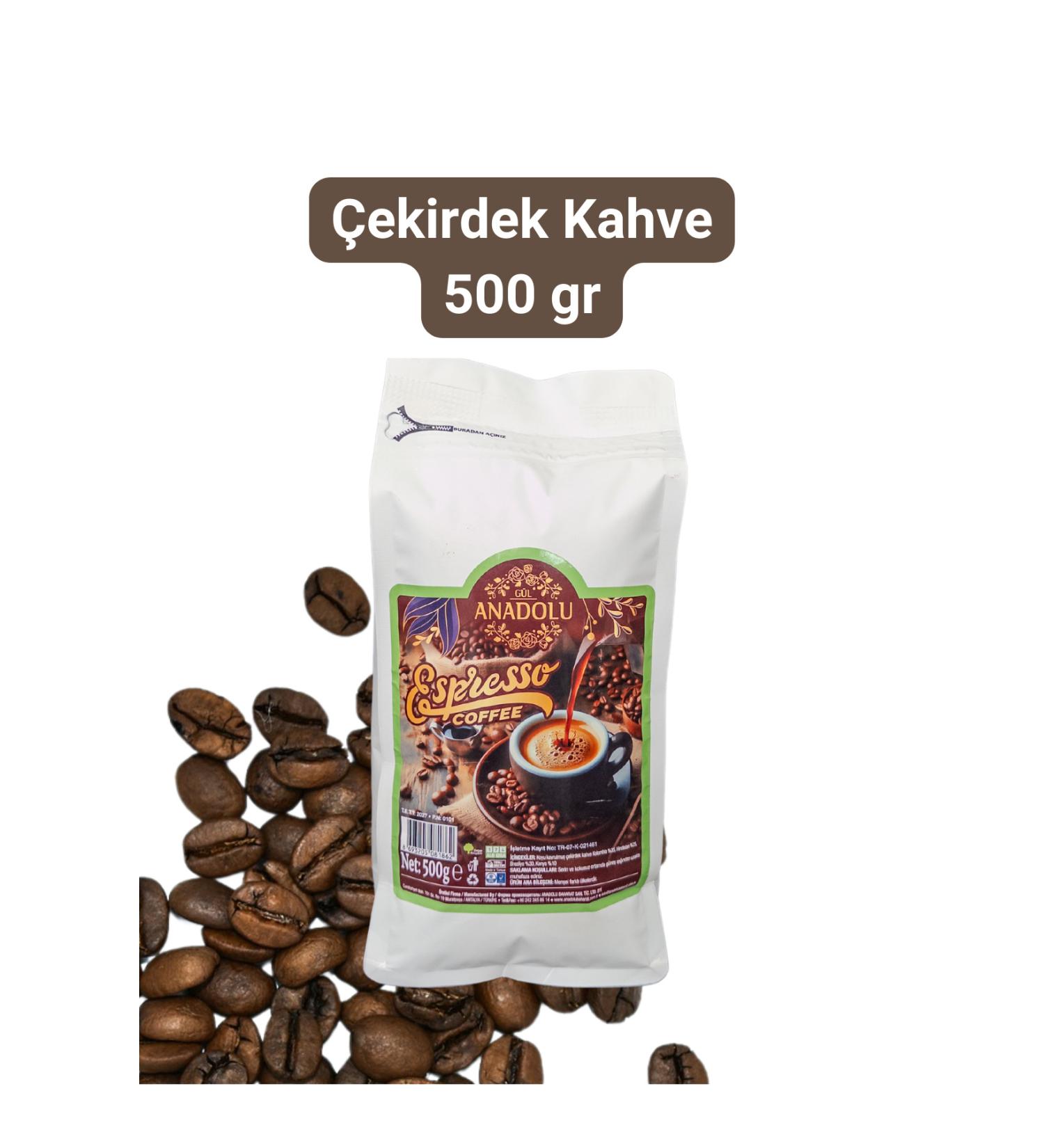 rose anatolian espresso premium coffee beans 500 gr