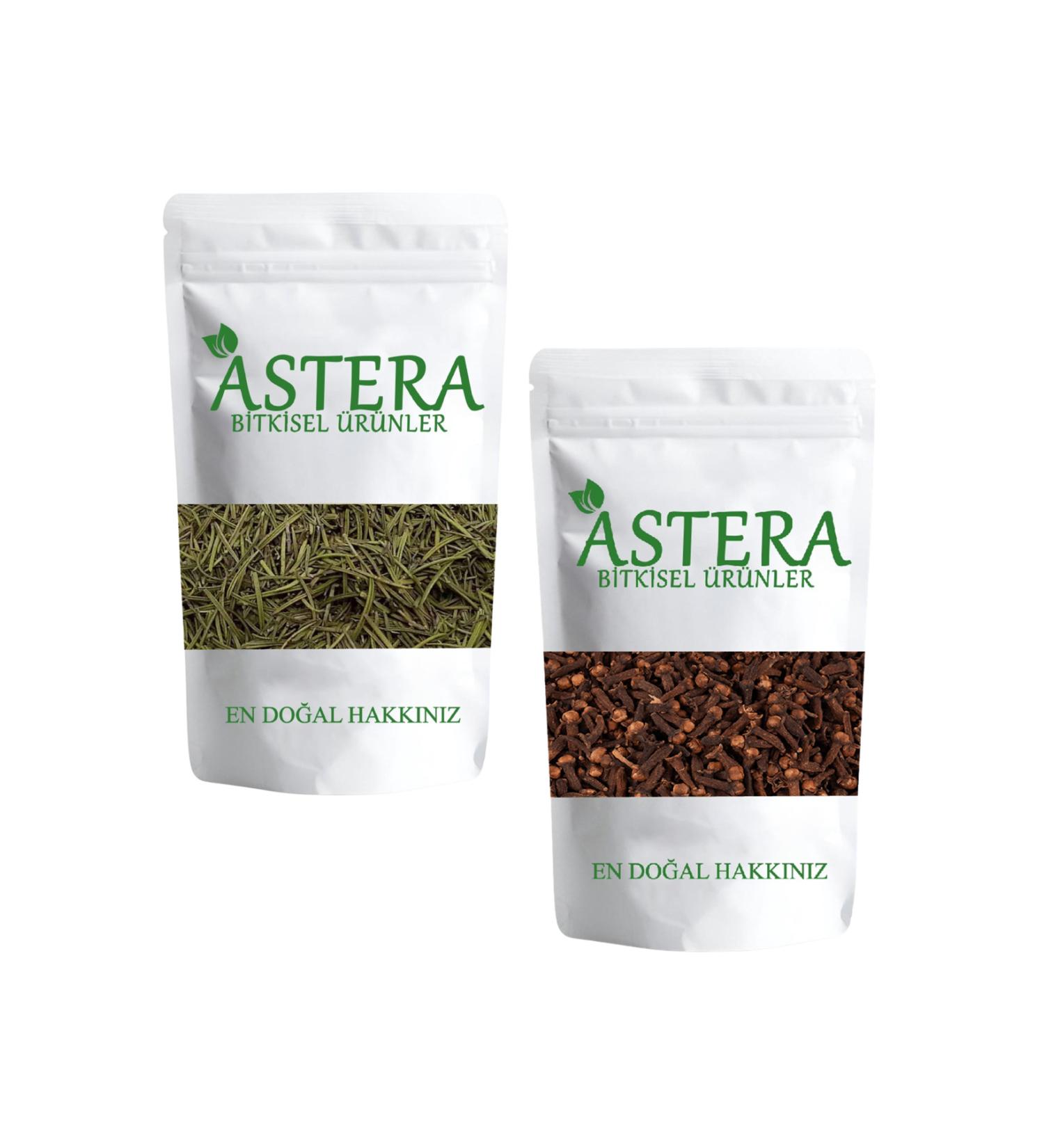 ASTERA 250 Gr Rosemary + 50 Gr Clove Set (Hair Care Set)