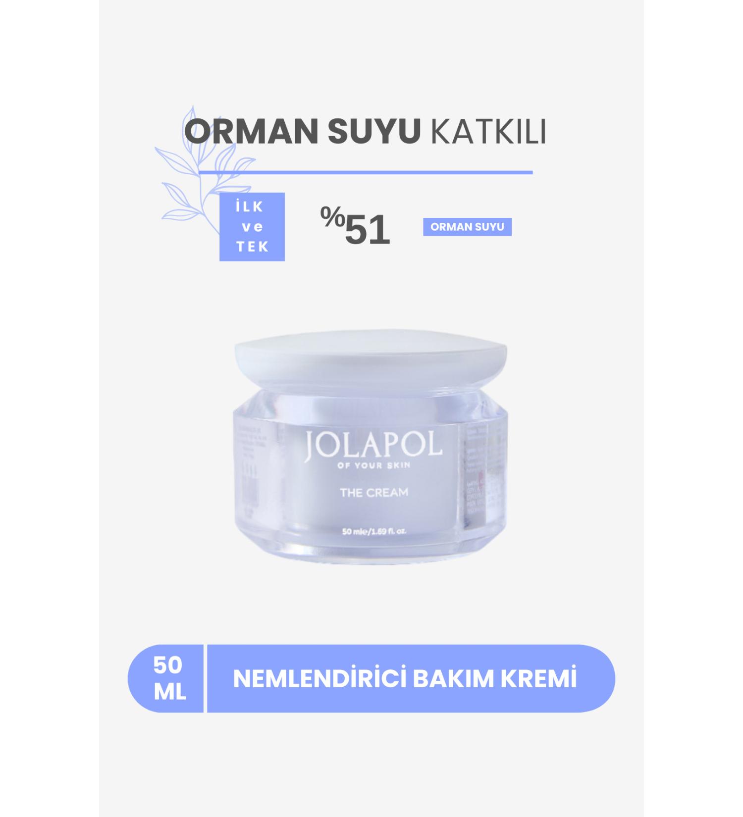 JOLAPOL Moisturizing Care Cream 50ml -crm01- Forest Water Extract Moisture Support Formula - Buy Online on GoSupps.com