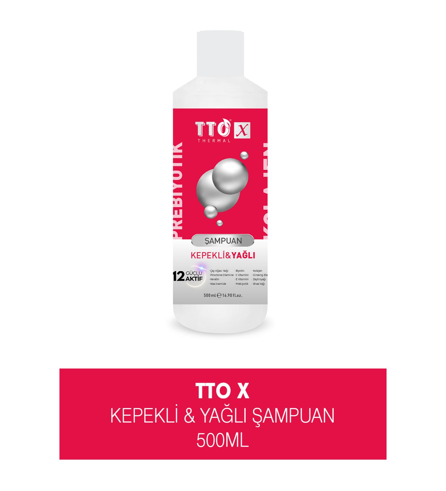 Tto X Special Shampoo for Dandruff and Oily Hair Collagen and Prebiotic
