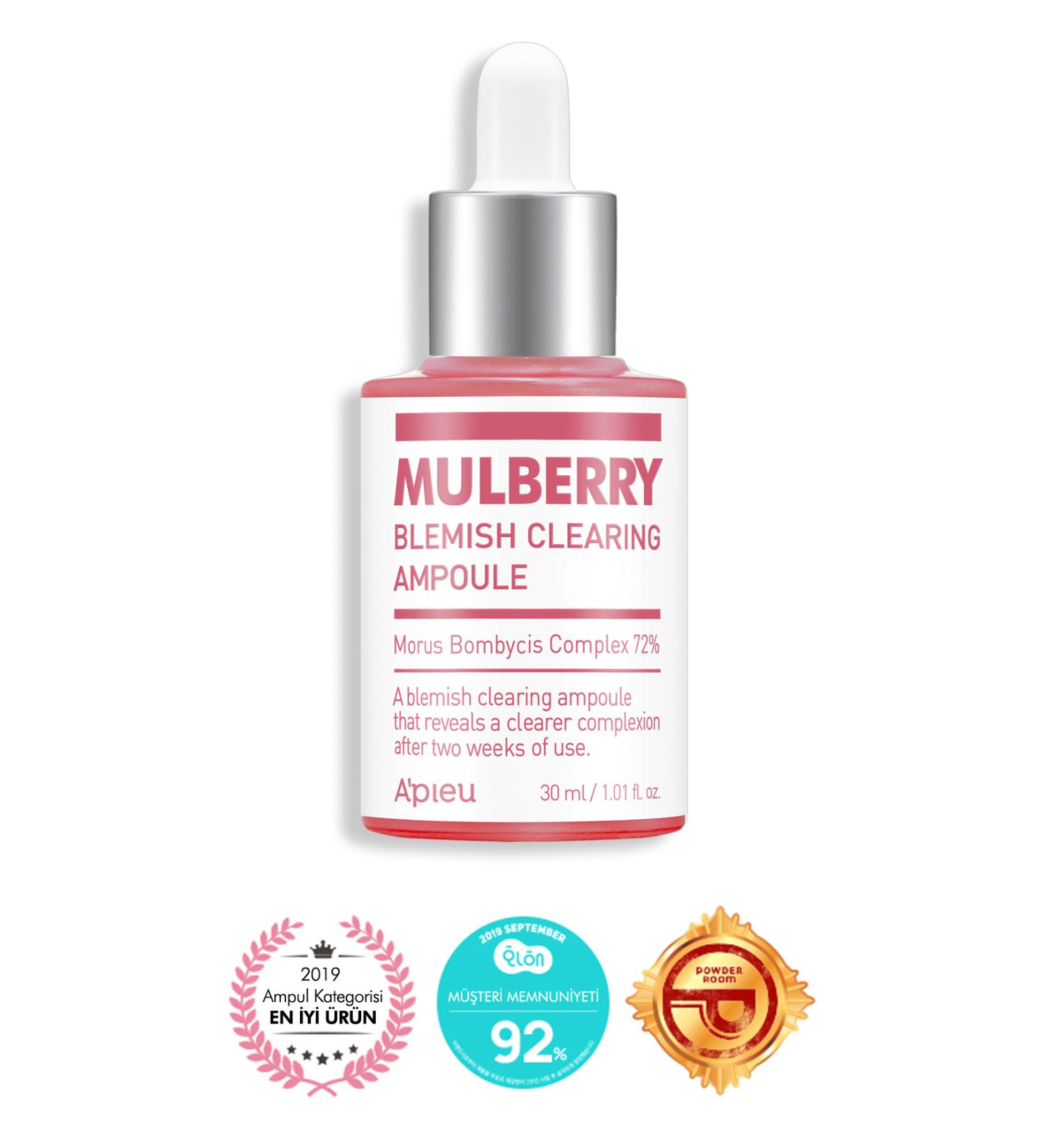 Missha Anti-Spot Brightening Mulberry Extract Ampoule 30ml A'pieu Mulberry Blemish Clearing Ampoule - Buy Online on GoSupps.com