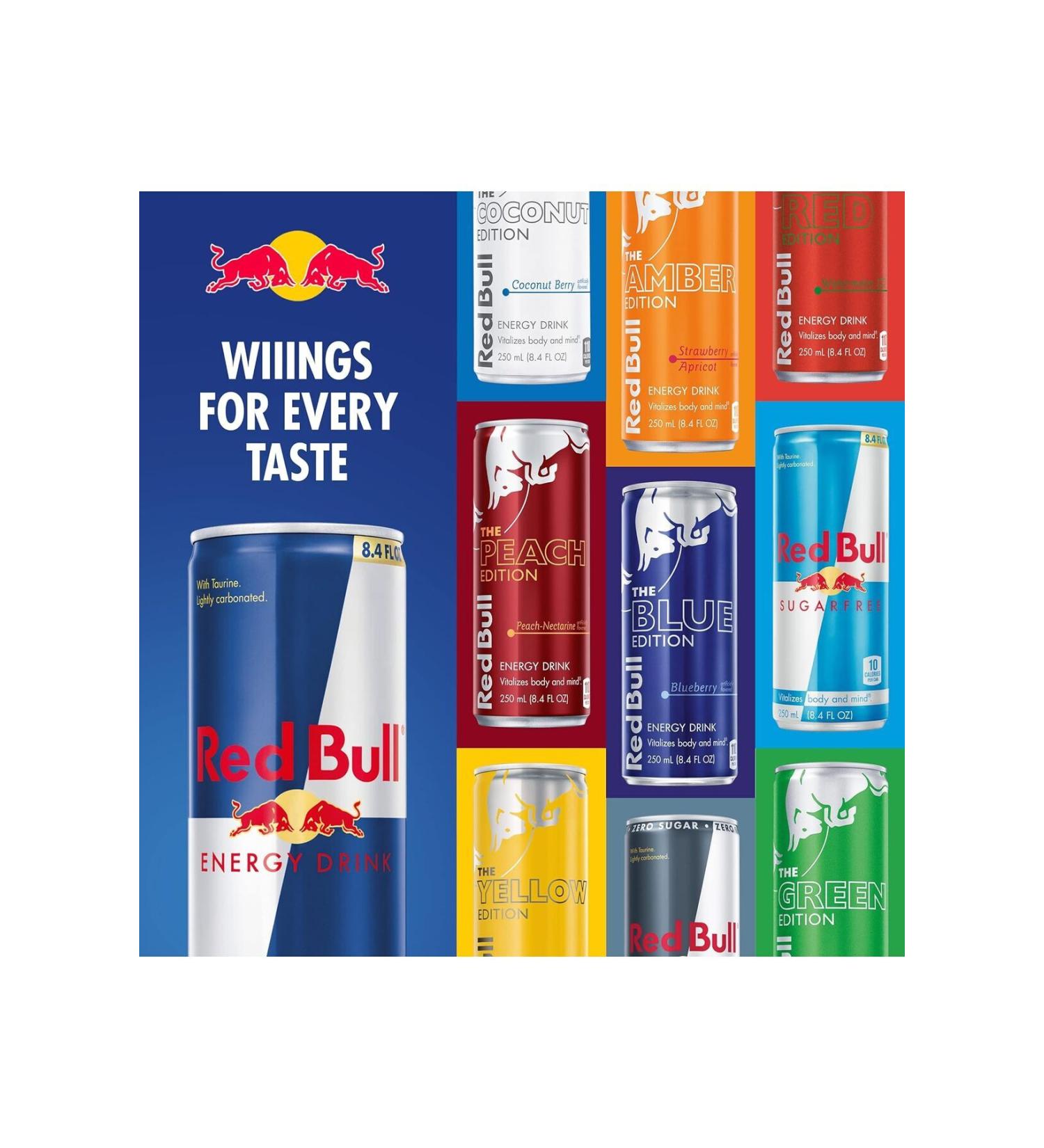 Red Bull Redbull Mixed Pack of 10
