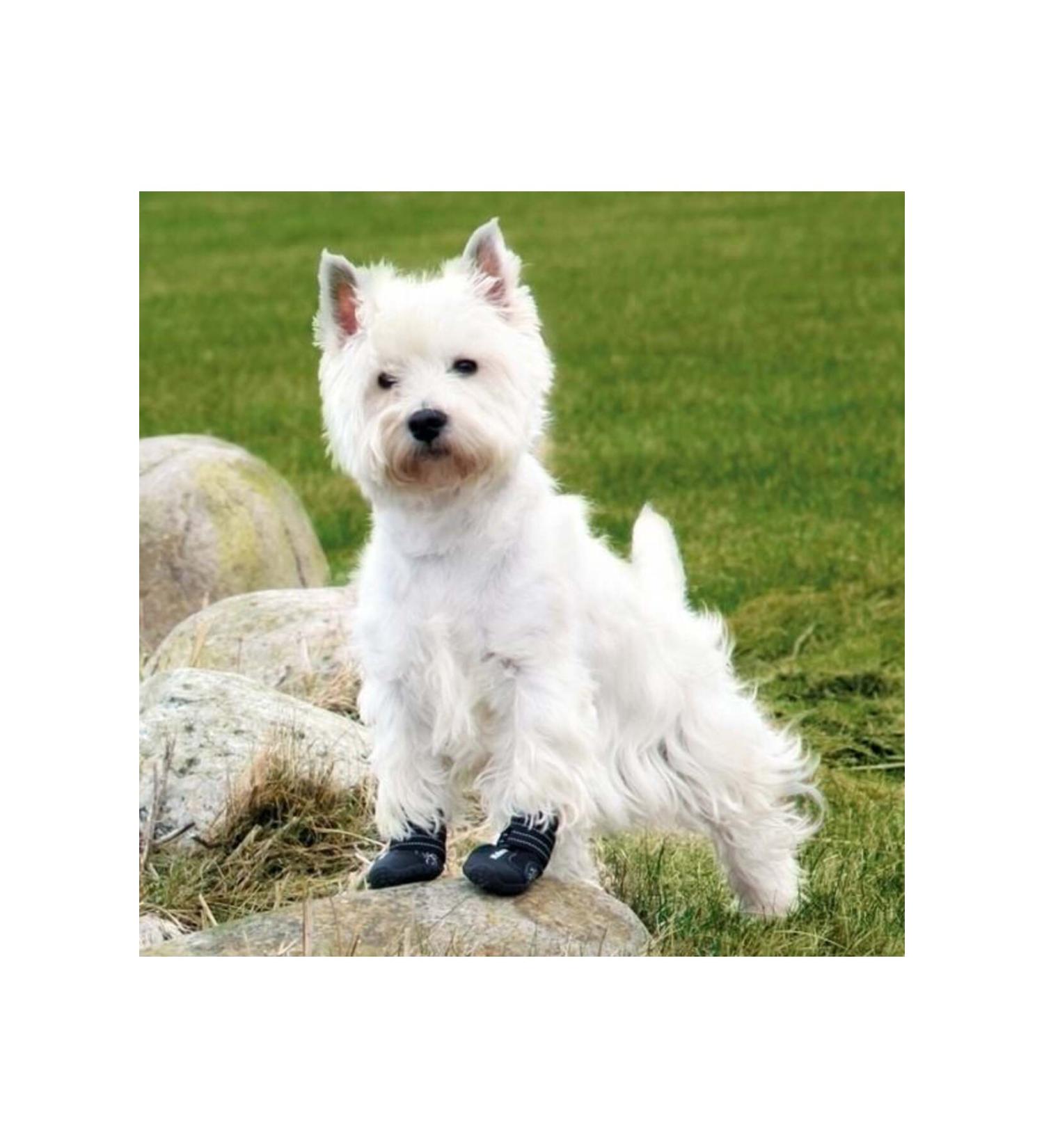 Trixie Dog Walking Boots 2 Pieces L Black