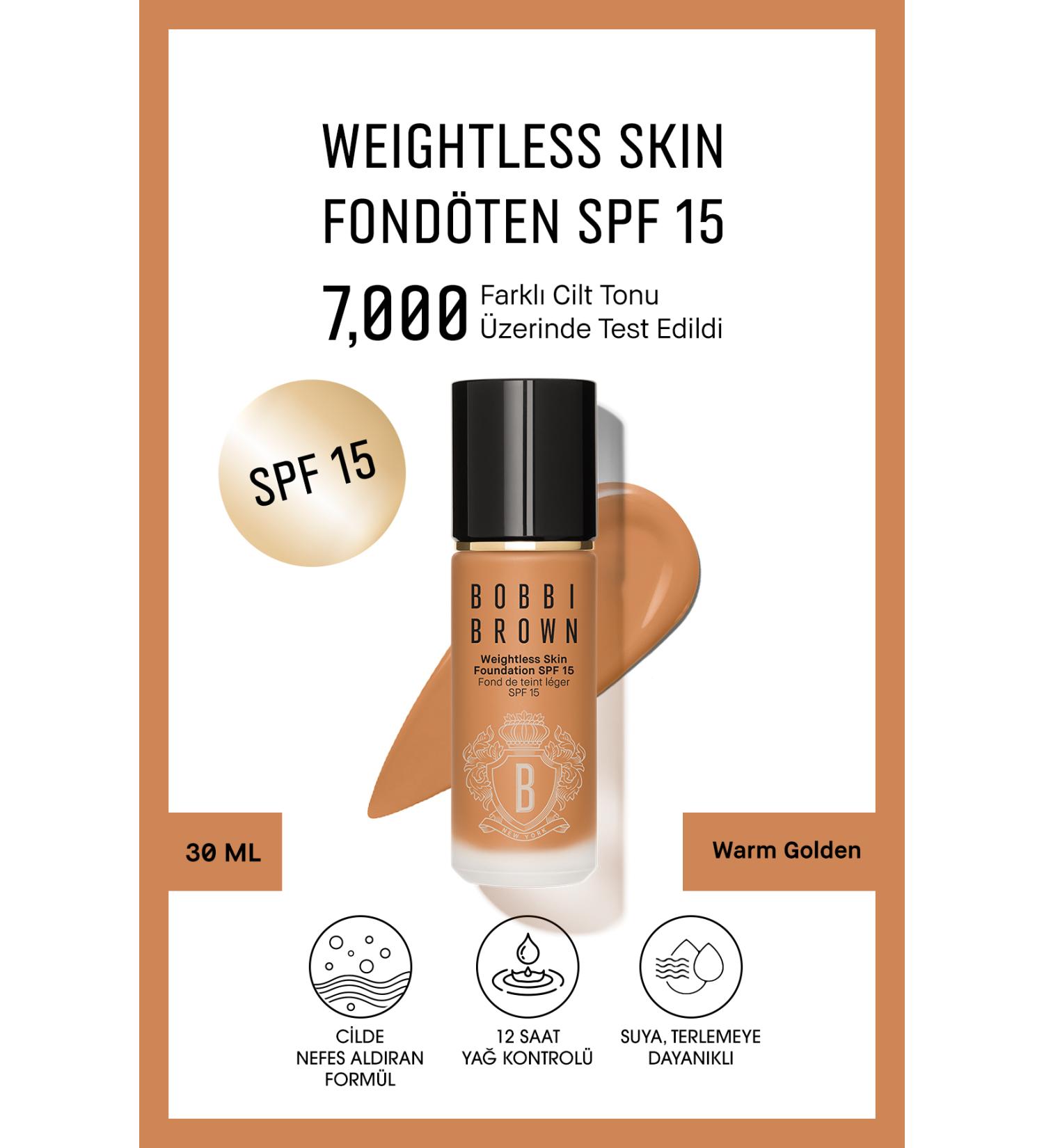 Bobbi Brown Moisturizing Foundation SPF15 30 ML With Intense and Light Formula-Warm Golden Passi.5007