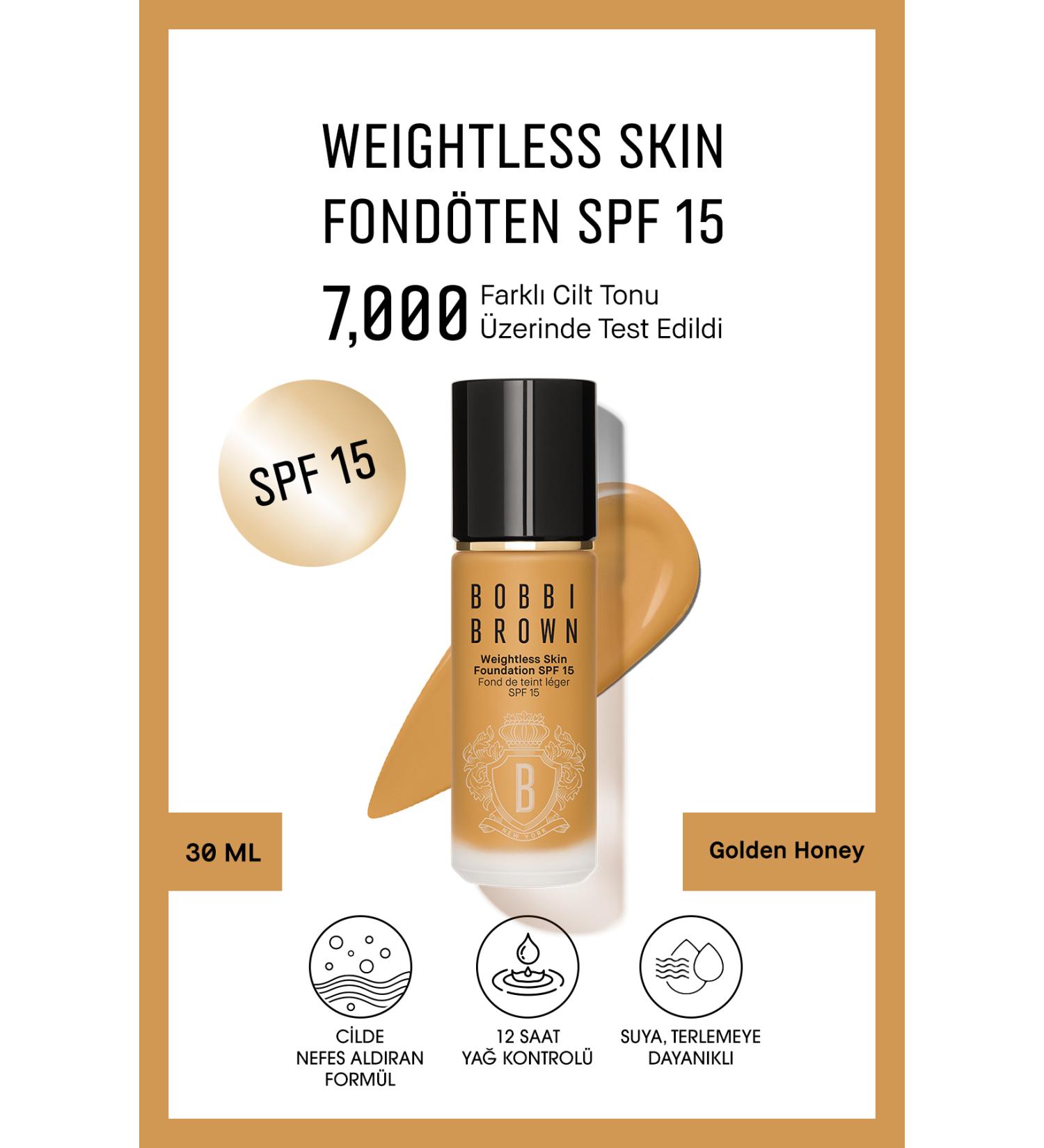 Bobbi Brown Moisturizing Foundation SPF15 30 ML With Intense and Light Formula-Golden Honey Passi.4981