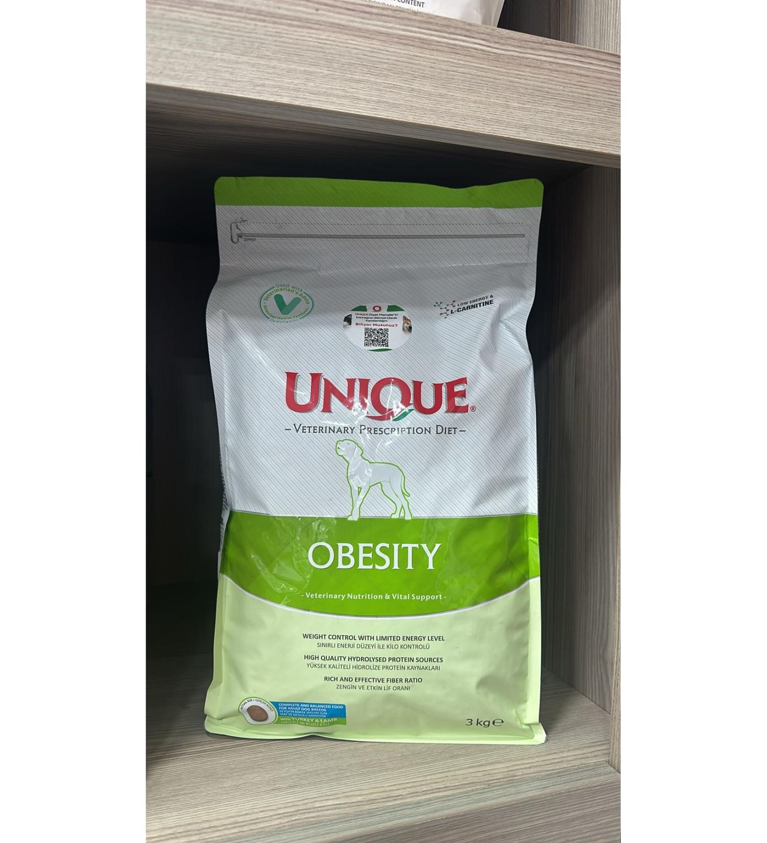 Unique obesity 3 KG dog food