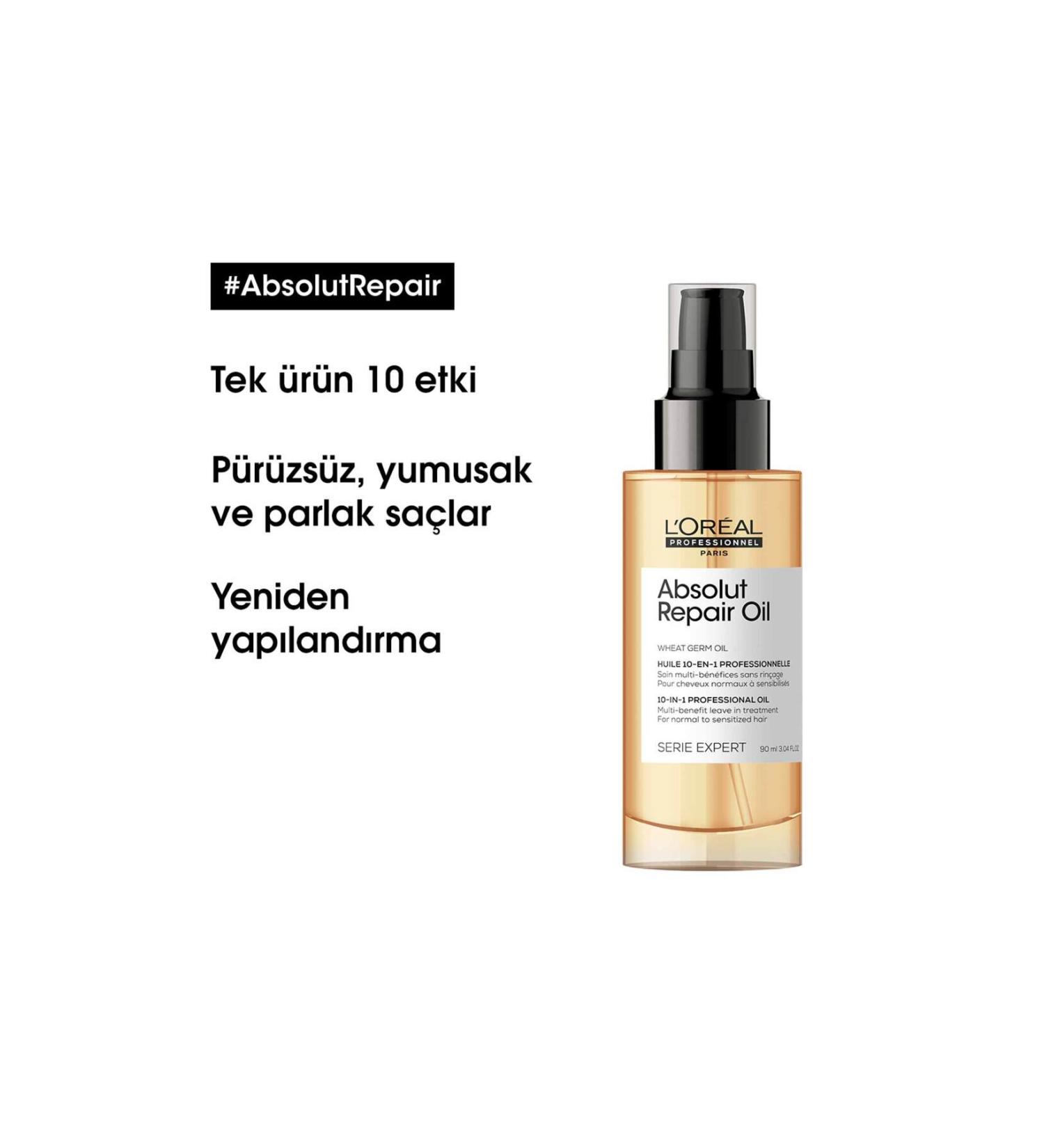 L'Oreal Professionnel ABSOLUT REPAIR 10 IN 1 HAIR CARE OIL 90 ml L'Oreal Professionnel-Effective Miracle Care Oil