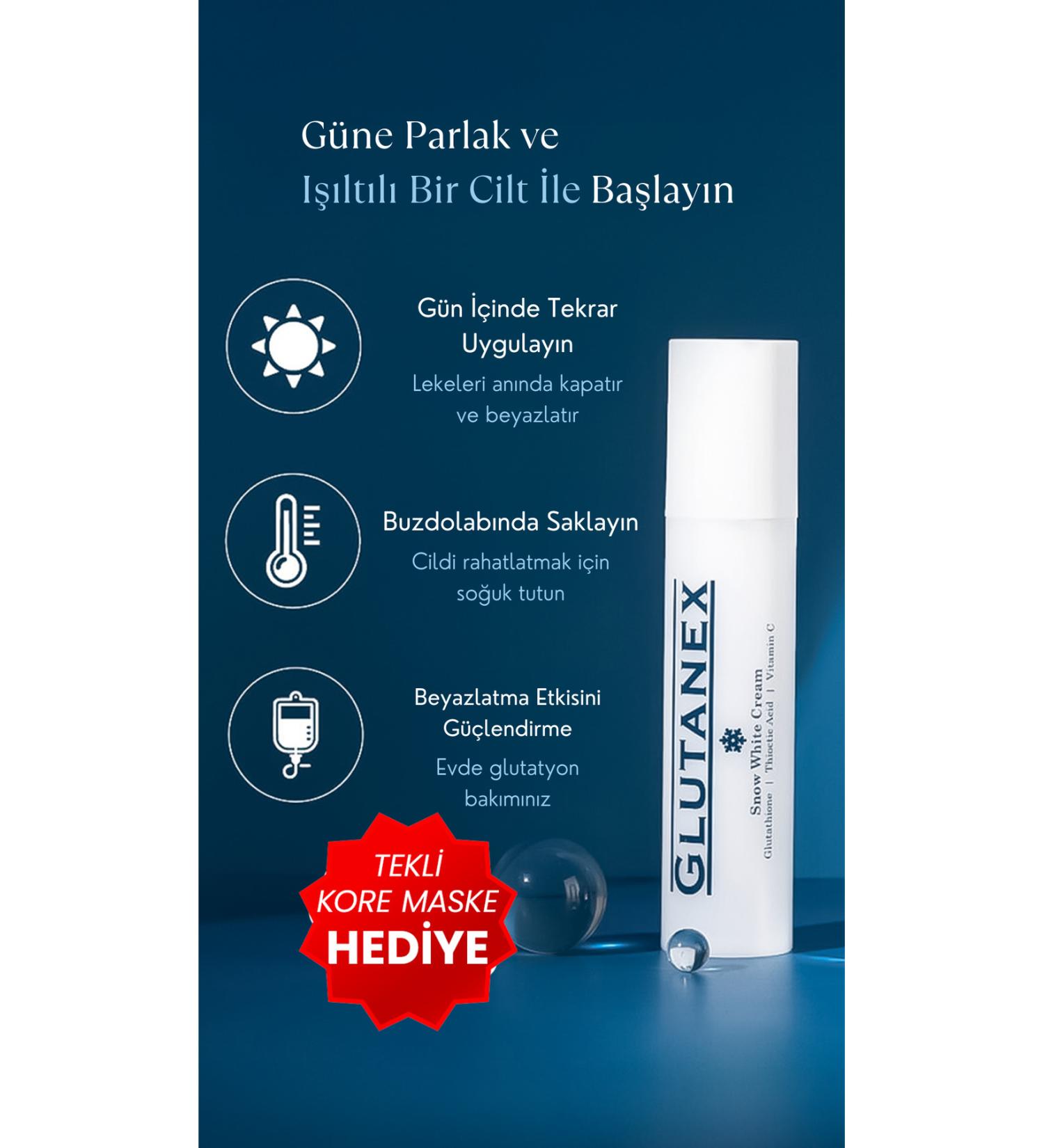 GLUTANEX Snow White Whitening Skin Tone Equalizing Cream - Buy Online on GoSupps.com