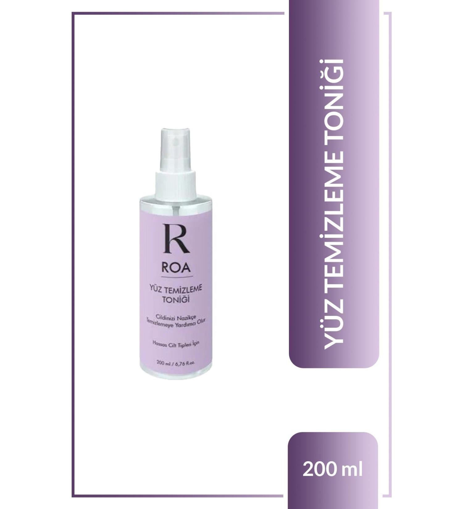 Roa Herbal Facial Cleansing Tonic for Sensitive Skin Types 200 ml
