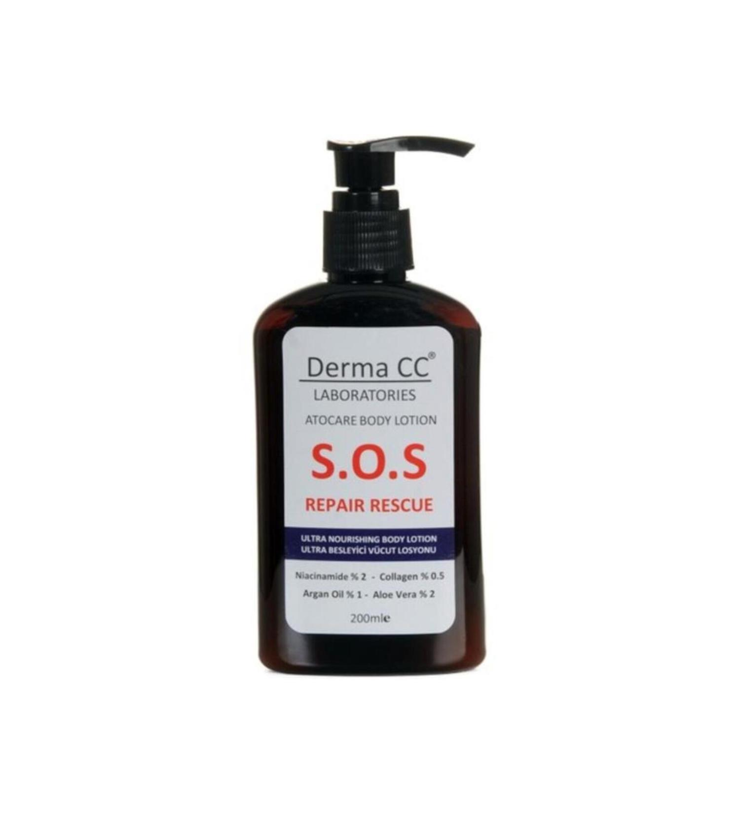 Derma CC LABORATORIES Derma Cc Sos Atocare Body Lotion - Intensive Repair Lotion 200 ml