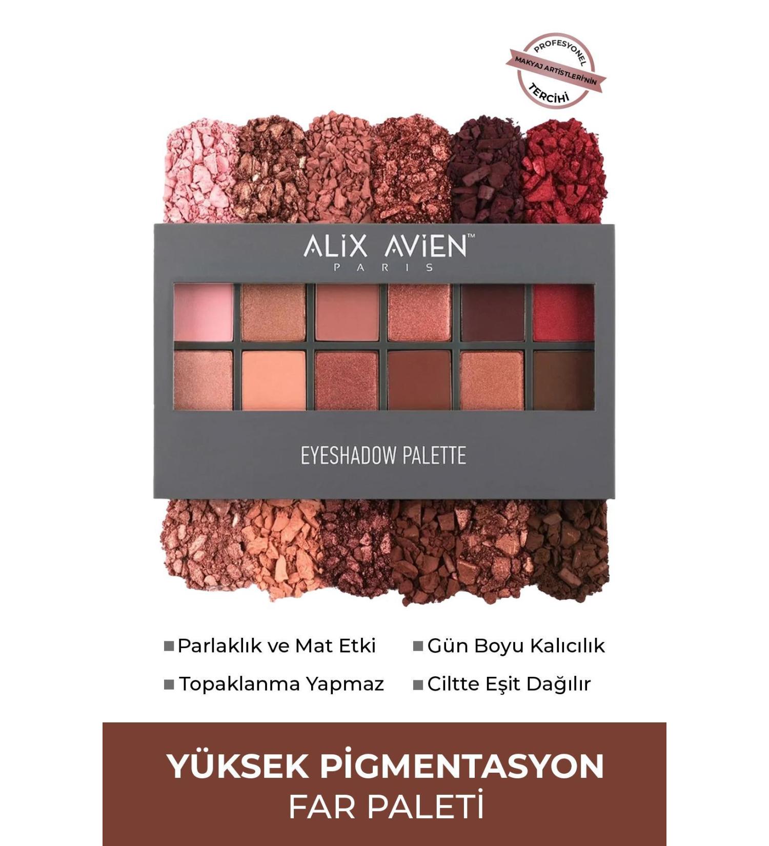 Alix Avien 12-pack Eyeshadow Palette - Eyeshadow Palette 777 Obsessive Addiction 15 6 G - Buy Online on GoSupps.com