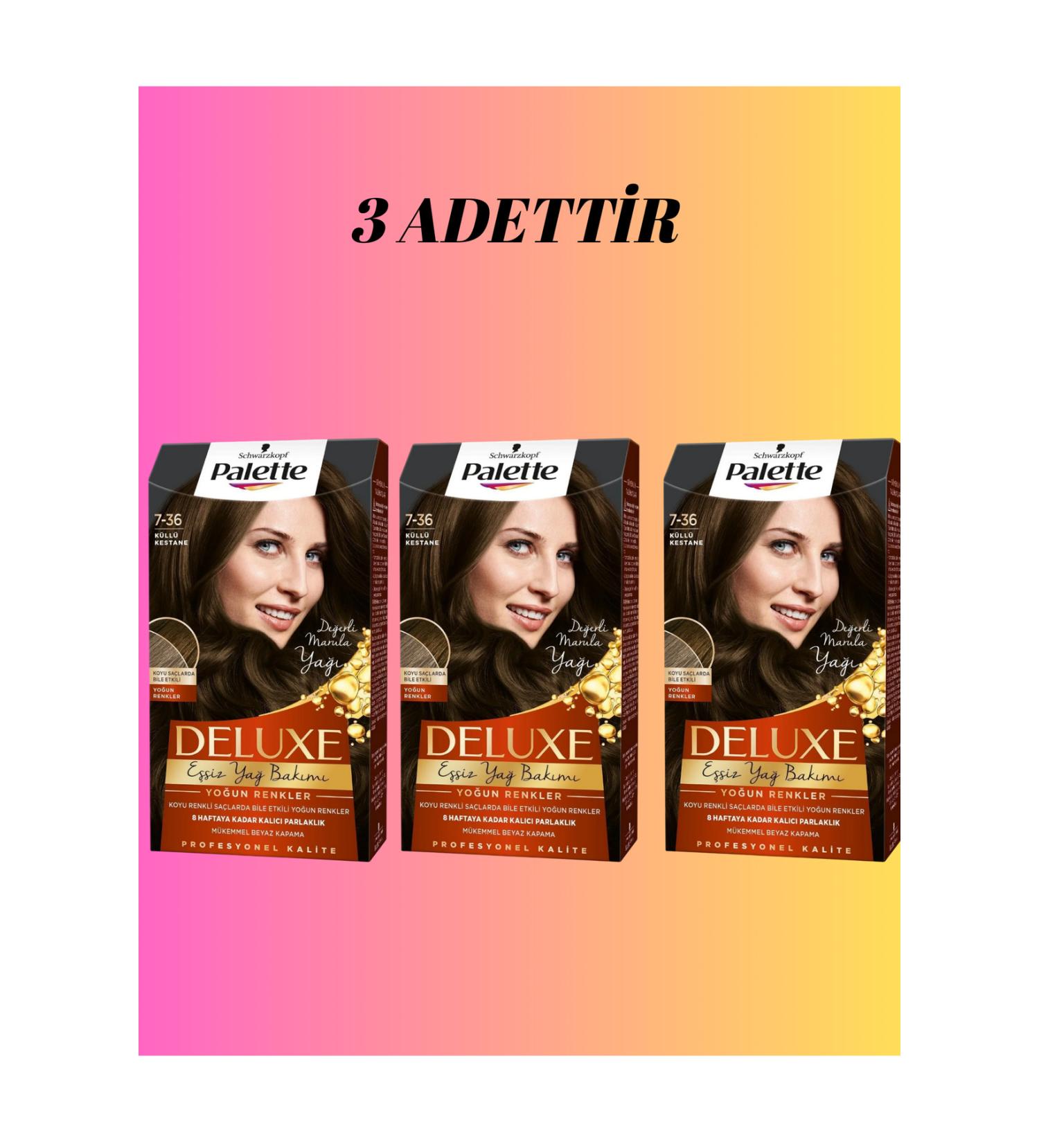 Palette Deluxe 7-36 Ash Chestnut Hair Dye