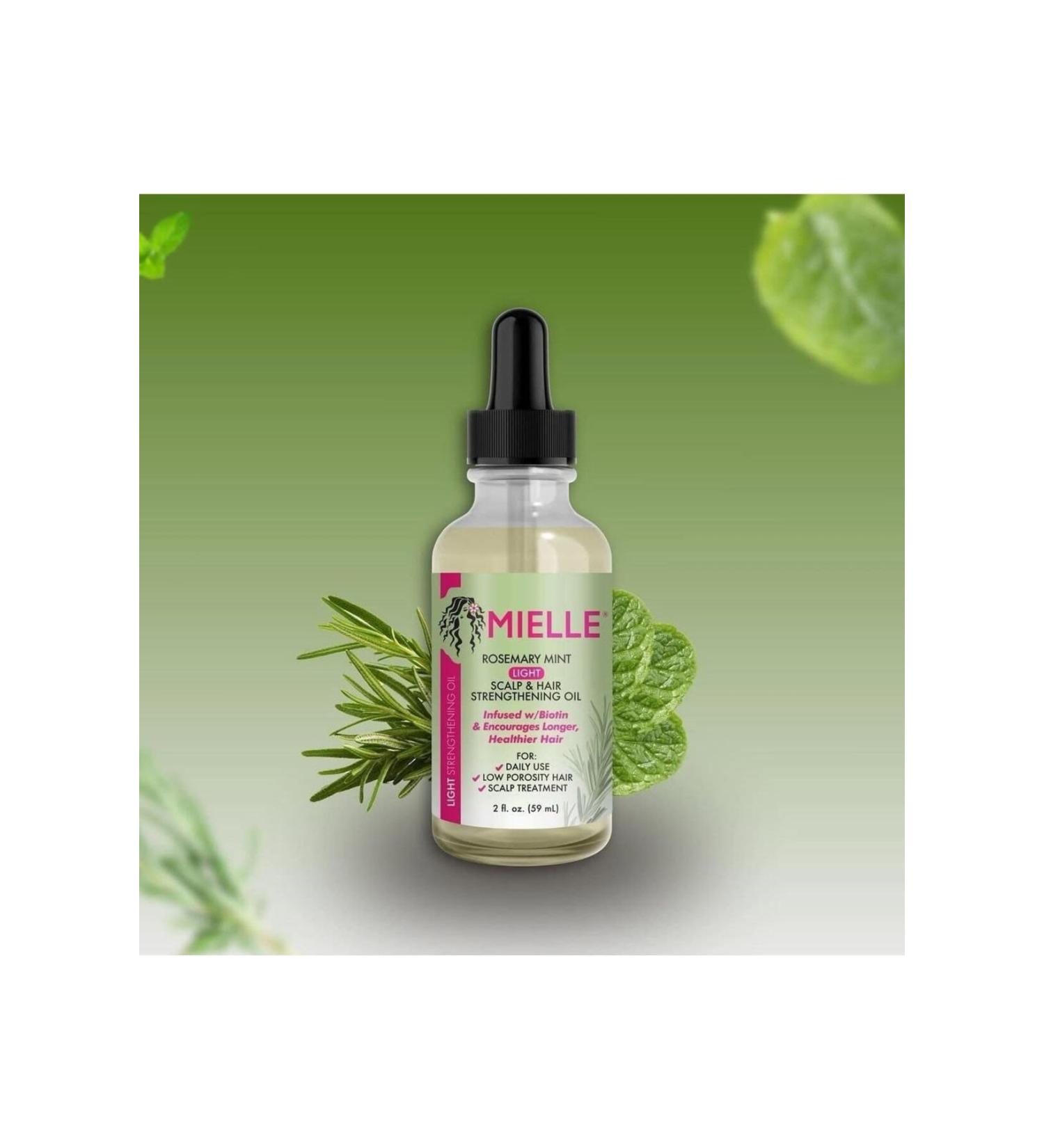 MIELLE Rosemary Rosemary and Mint Hair Strengthening Serum Oil Effective Against Hair Loss Hair Care Oil 59 - Buy Online on GoSupps.com