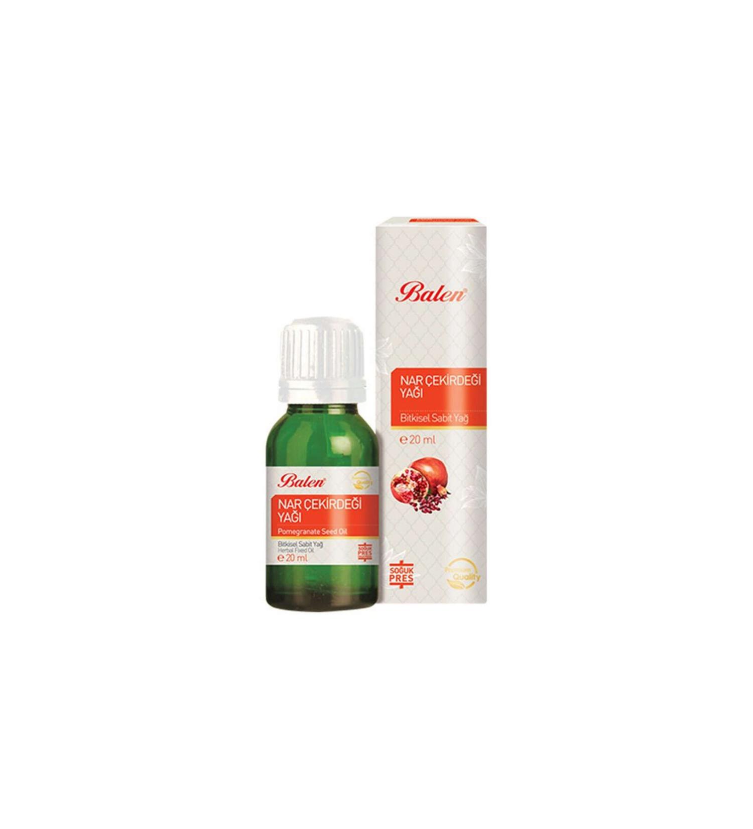 Balen Pomegranate Seed Oil 20 Ml | Anti-Aging Effective Oil That Increases Skin Elasticity 570008