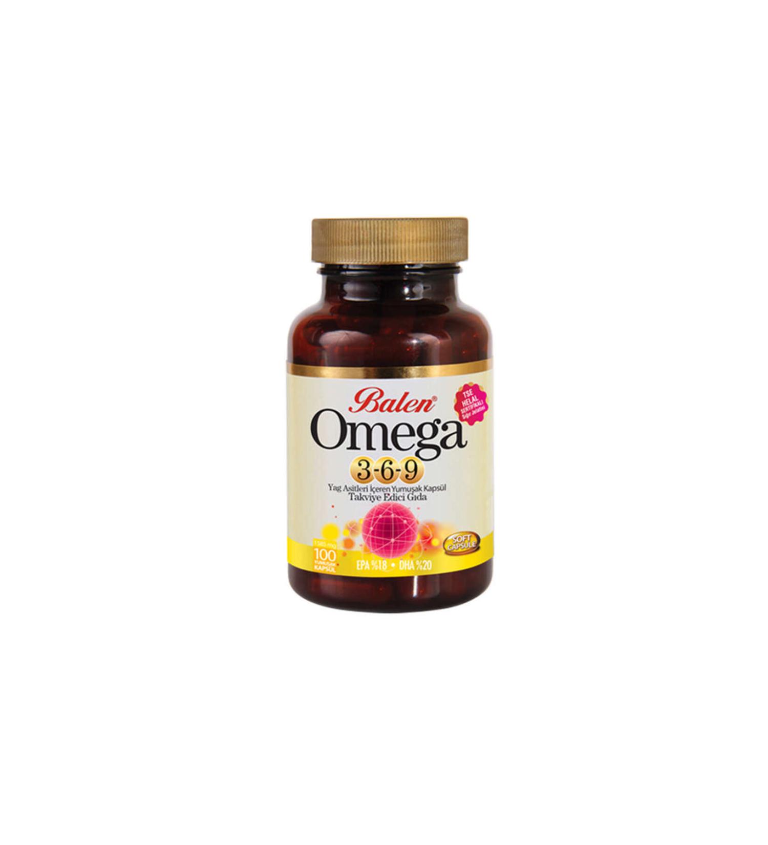 Balen Softgel Containing Omega 3-6-9 Fatty Acids 570008