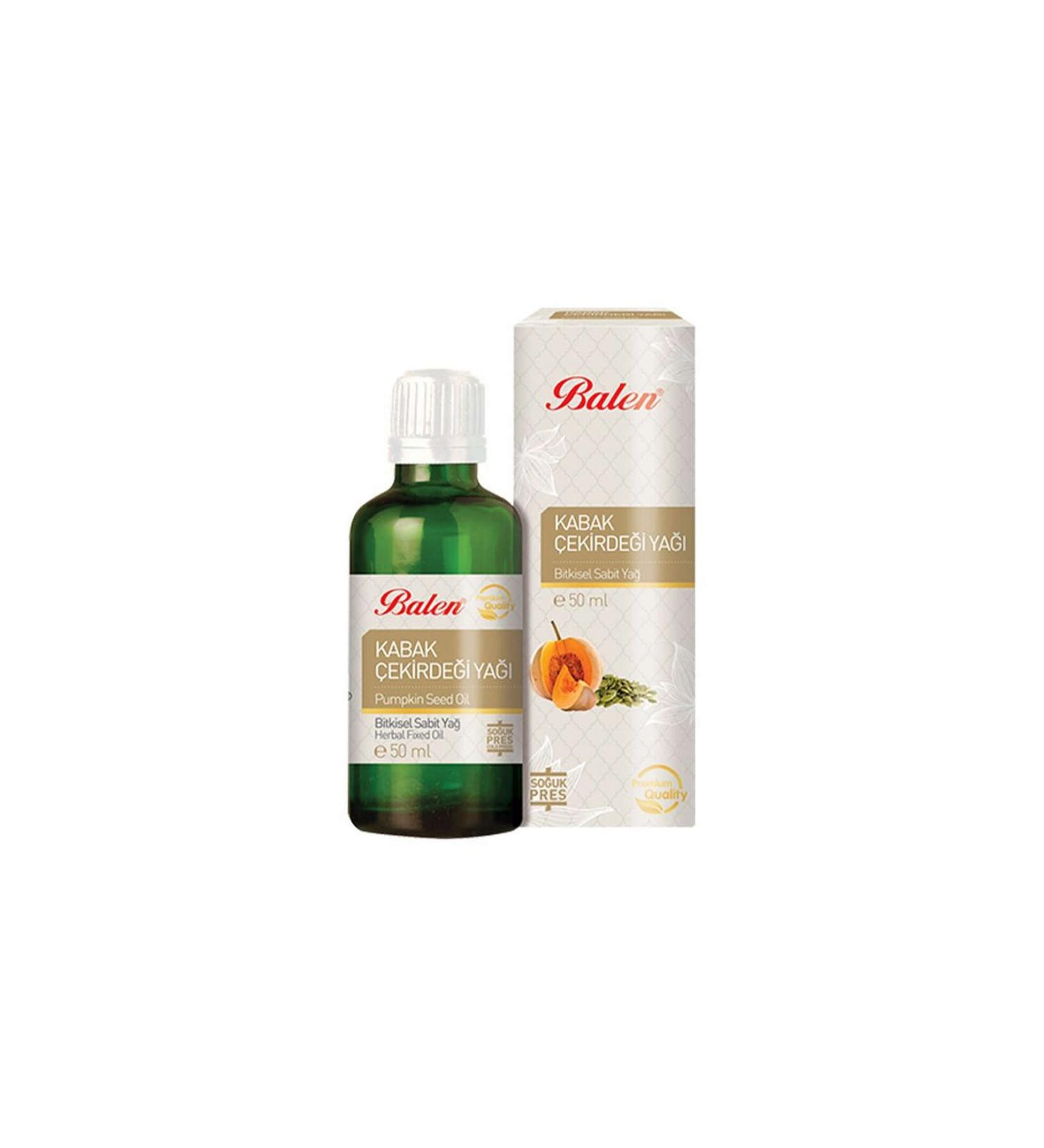 Balen Pumpkin Seed Oil 50 Ml | Hair and Skin Care Rich in Vitamins and Minerals 570008