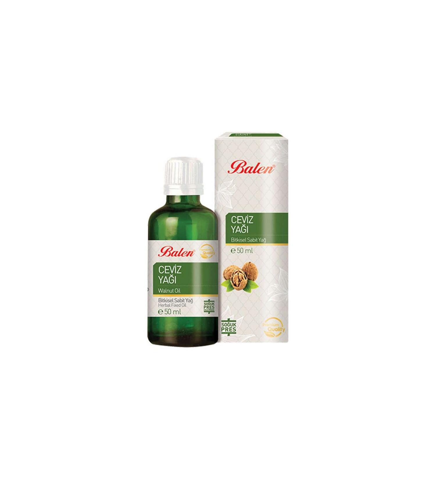 Balen Walnut Oil 50 Ml | Skin and 570008 Containing Omega-3 Fatty Acids Vitamins and Minerals