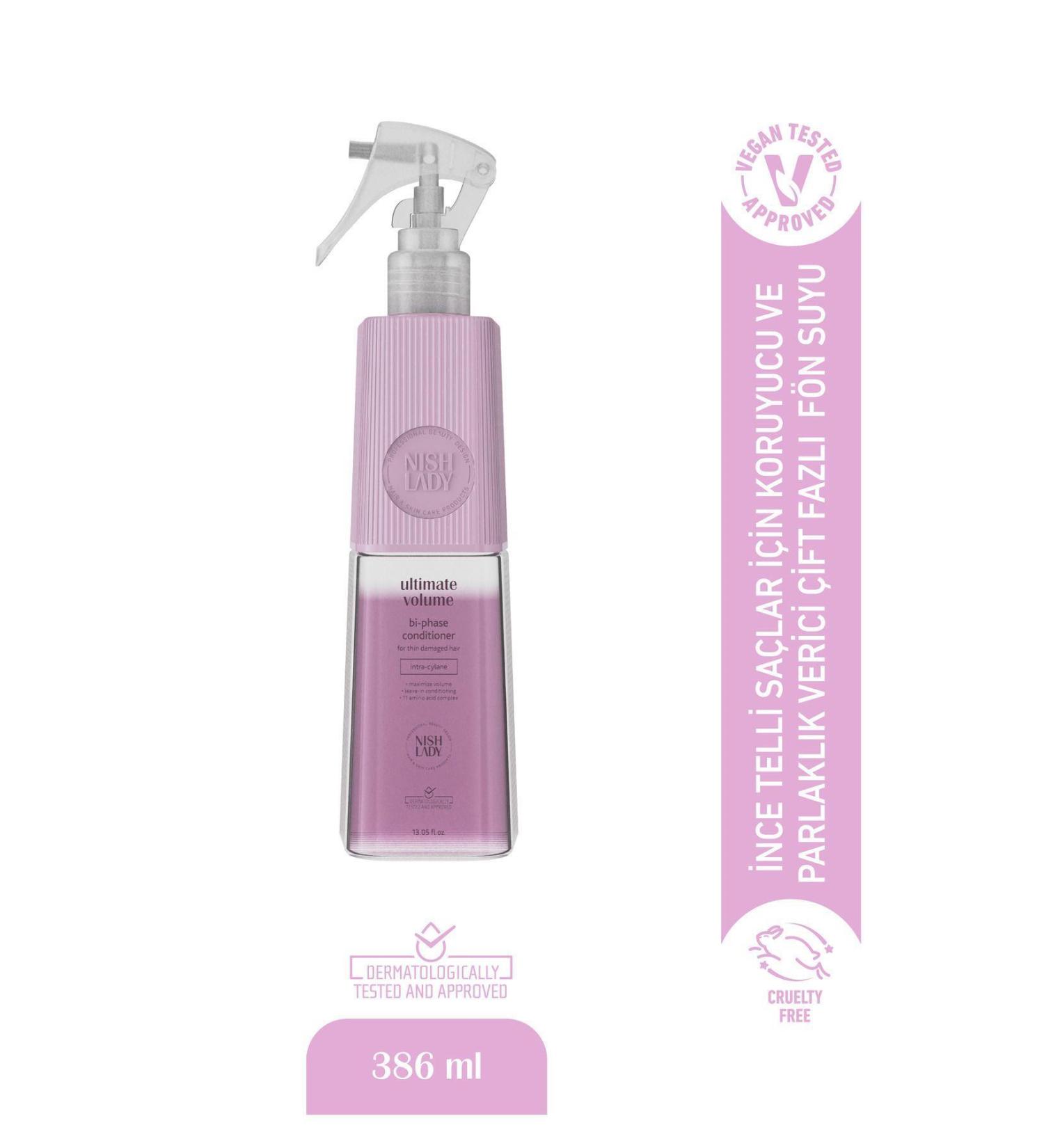 Nishlady Ultimate Volume Volumizing Dual Phase Blow Dry Water - Heat Protection For Damaged Hair - Buy Online on GoSupps.com