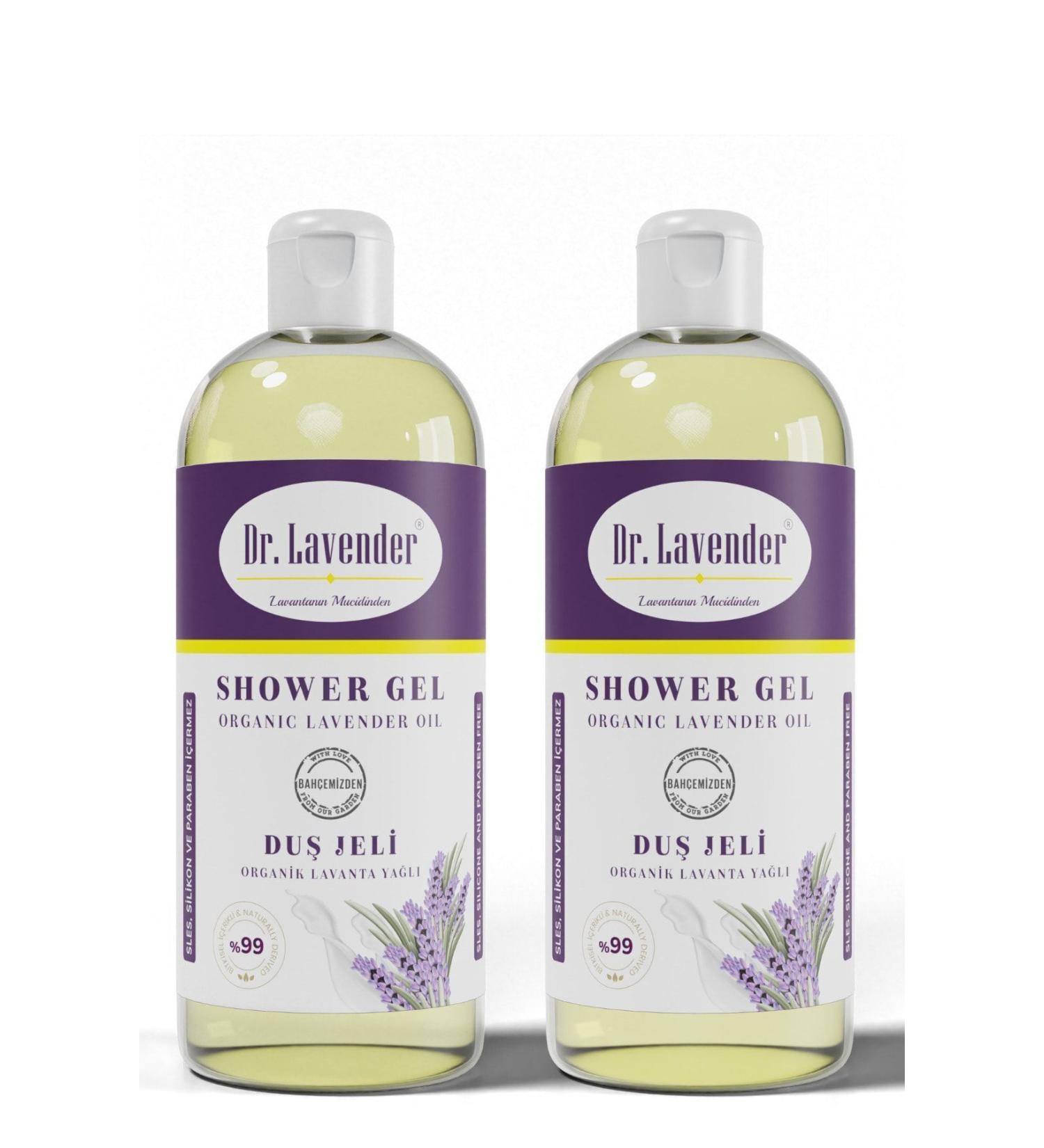 Gallipoli Lavender Dr. Lavender Lavender Oil Bath Shower Gel 400 ml Lavender Soothing Shower Gel 2 Pieces - Buy Online on GoSupps.com
