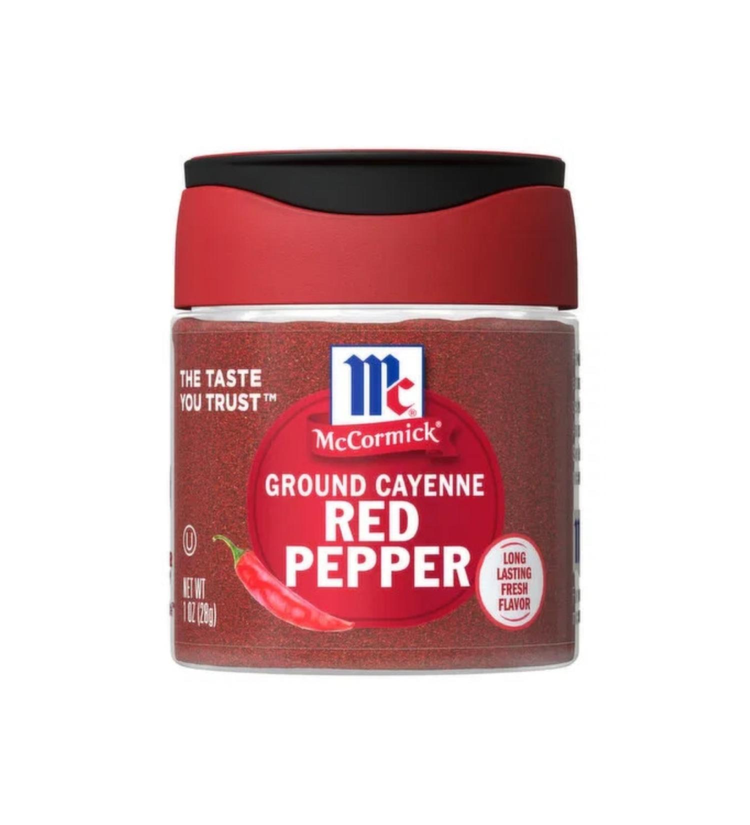 McCormick Ground Cayenne Red Pepper 1 Oz 28g Mccormick Ground Cayenne Red Pepper