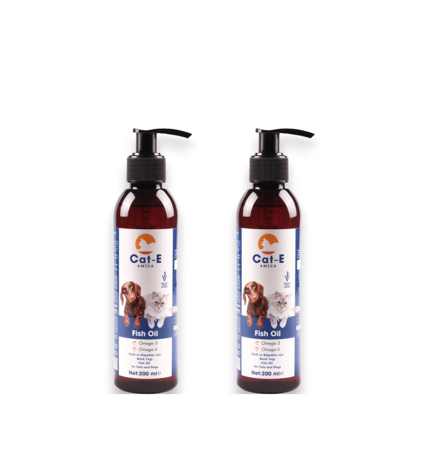 AMICA CAT-E FISH OIL FOR CATS AND DOGS SET OF 2