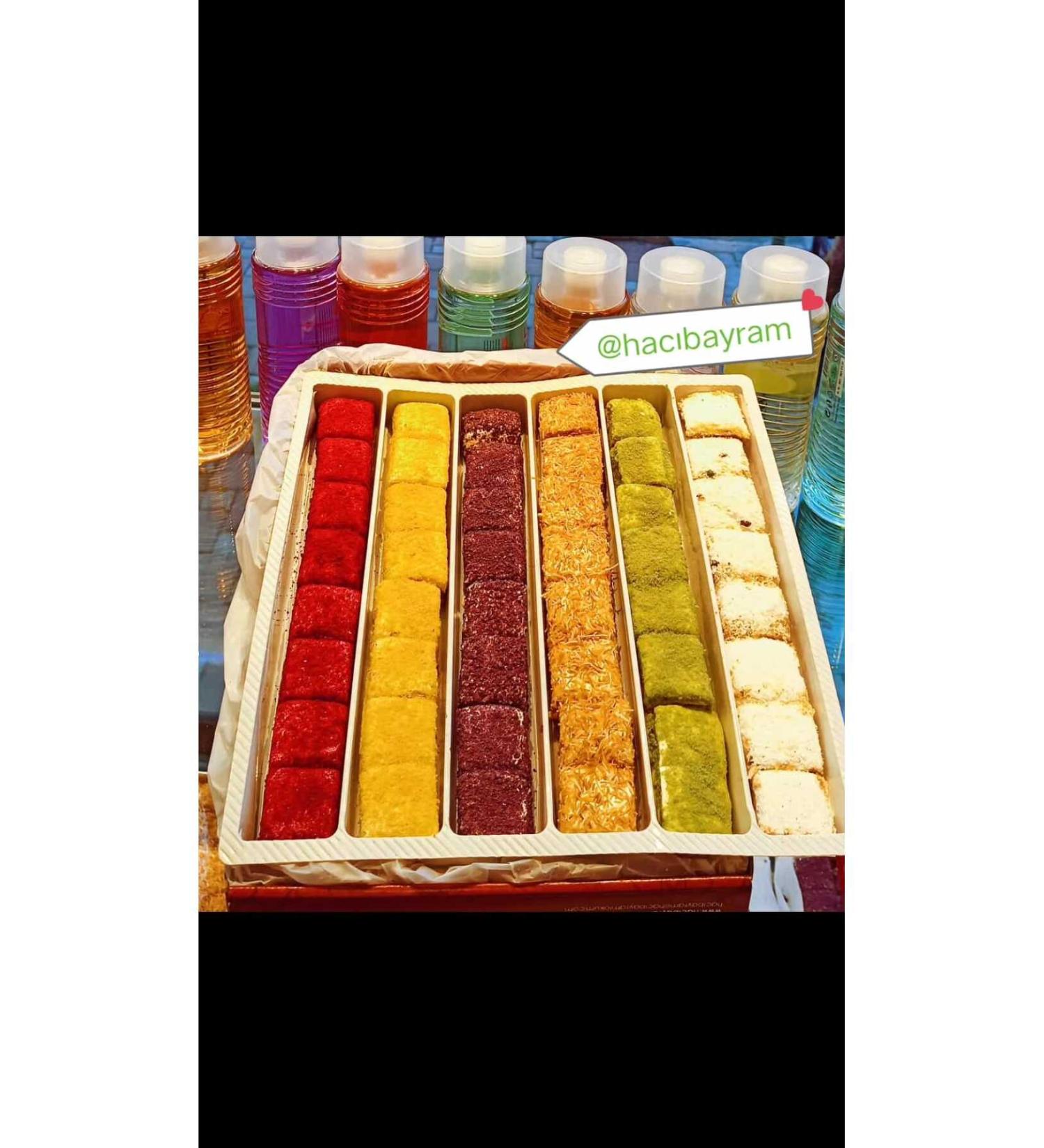 HACI BAYRAM TURKISH DELIGHTS LOTUS CREAM BAKLAVA VARIETIES