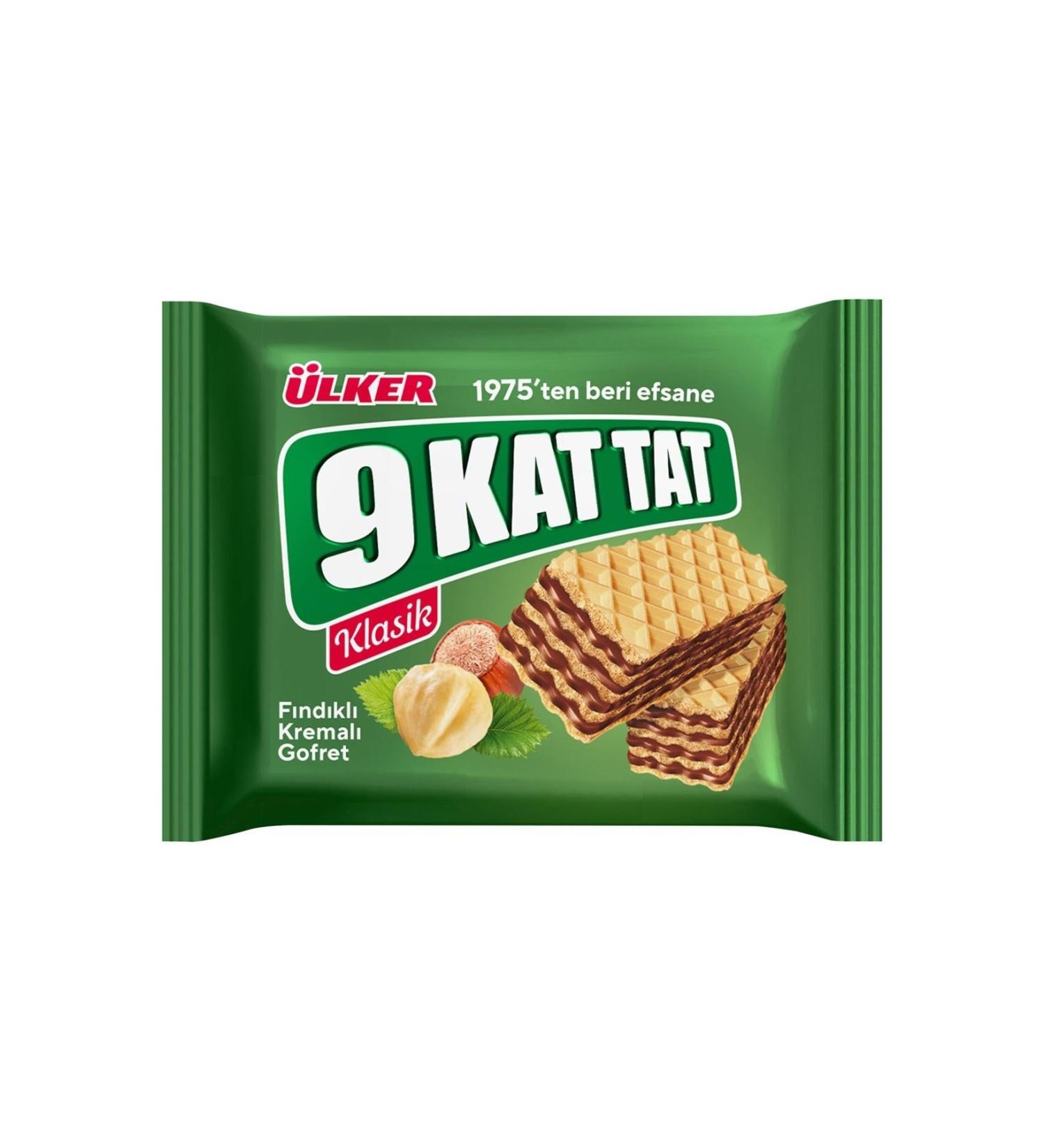 9 Kat Tat Hazelnut Wafer 39 Gr X 24 Pieces - Buy Online on GoSupps.com
