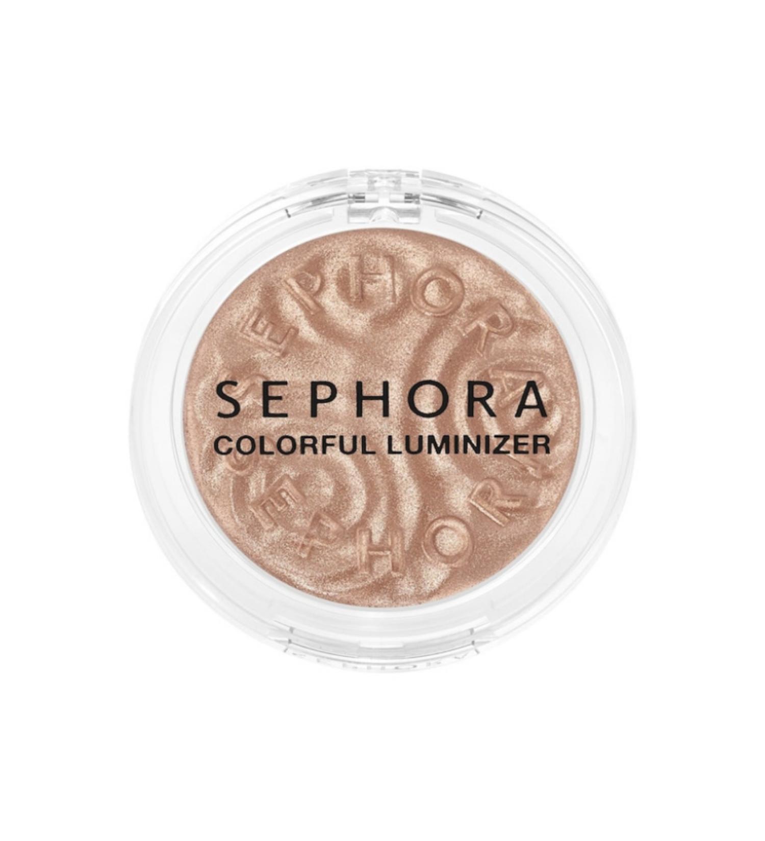 Sephora Shimmer Finish Illuminating Powder / Cosmetologist Sparkling honey