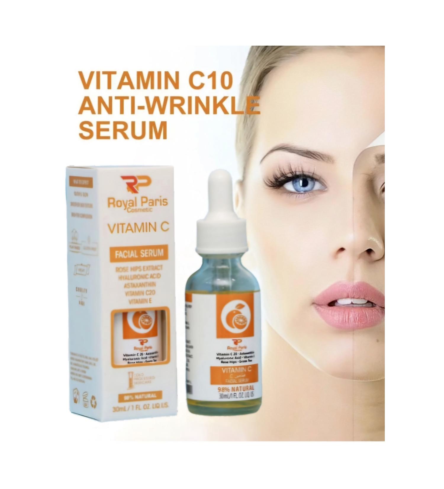 Sibelon Natural Vitamin C Skin Tone Equalizer Anti-Stain Hyaluronic Acid Brightening Skin Serum - Buy Online on GoSupps.com