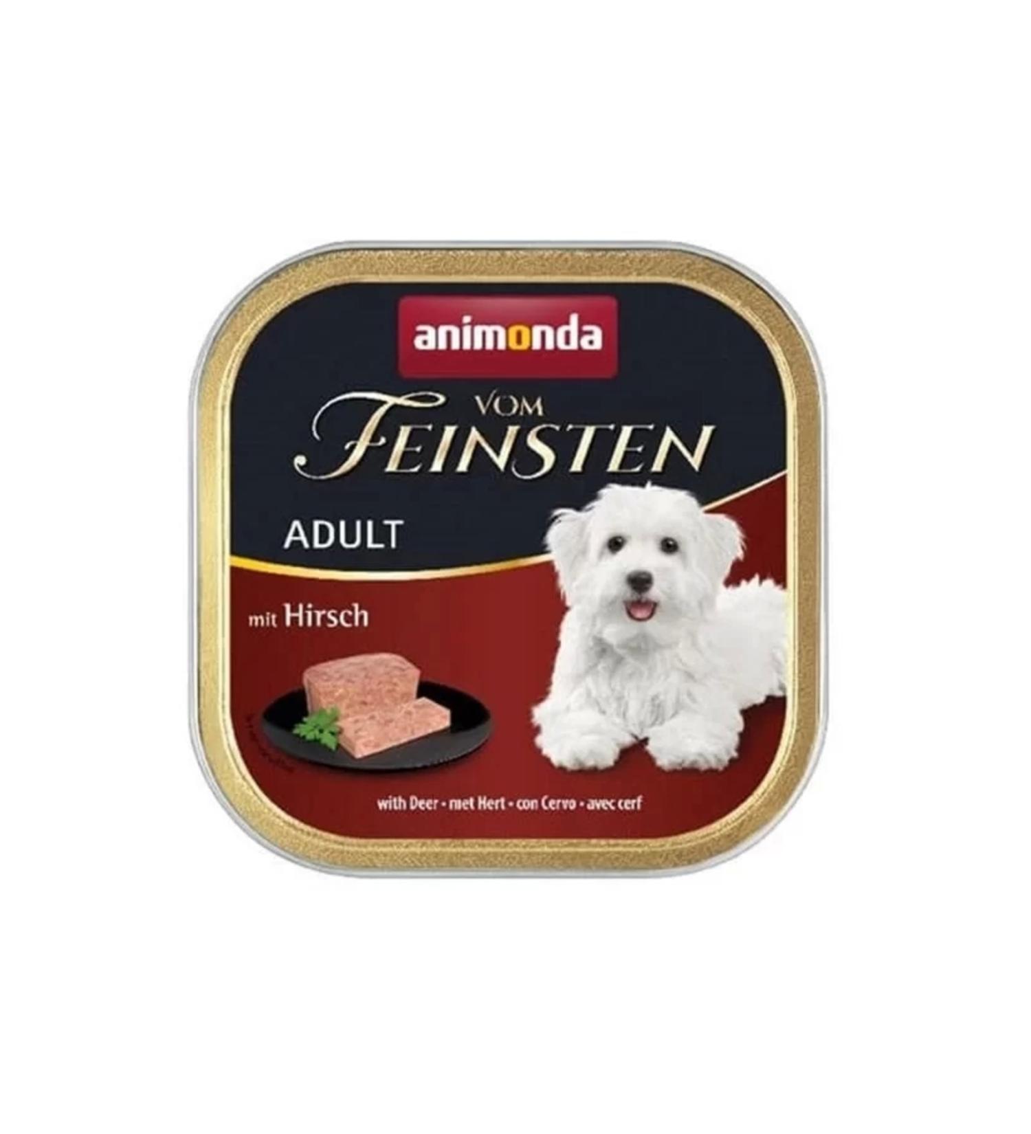Animonda Vom Feinsten Adult Dog Canned Venison 150 gr
