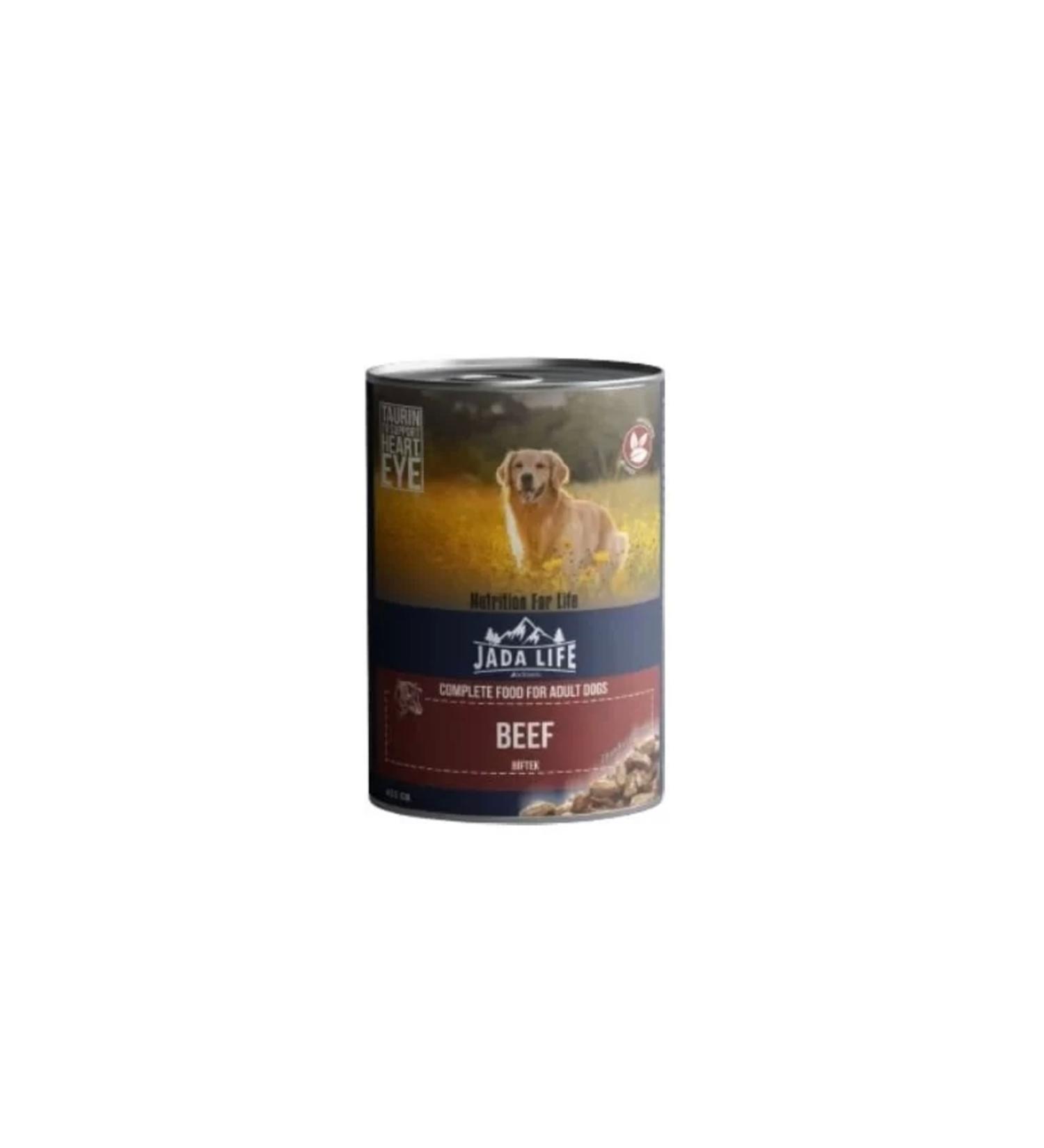 jadawa Jada Life Steak Piece Meat Adult Canned Dog Food 415 Gr