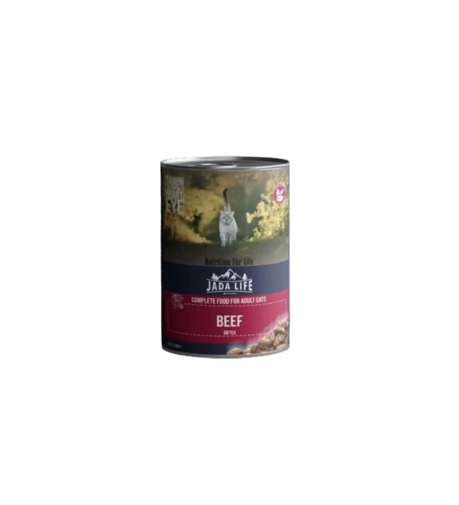 jadawa Jada Life Steak Piece Meat Adult Canned Cat Food 415 Gr
