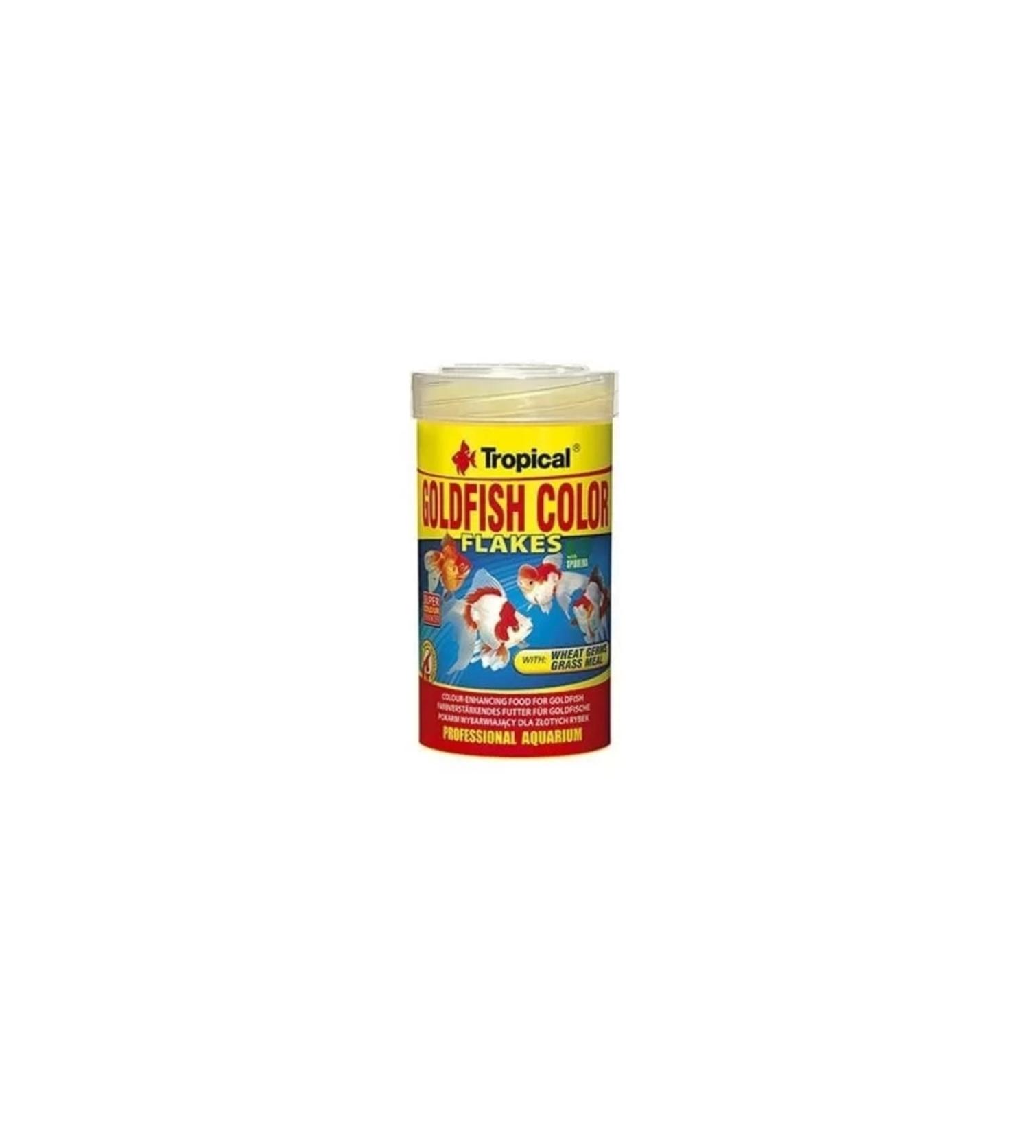 Tropical Goldfish Colour Flakes Flake Fish Food for Goldfish 100 ml 20 gr