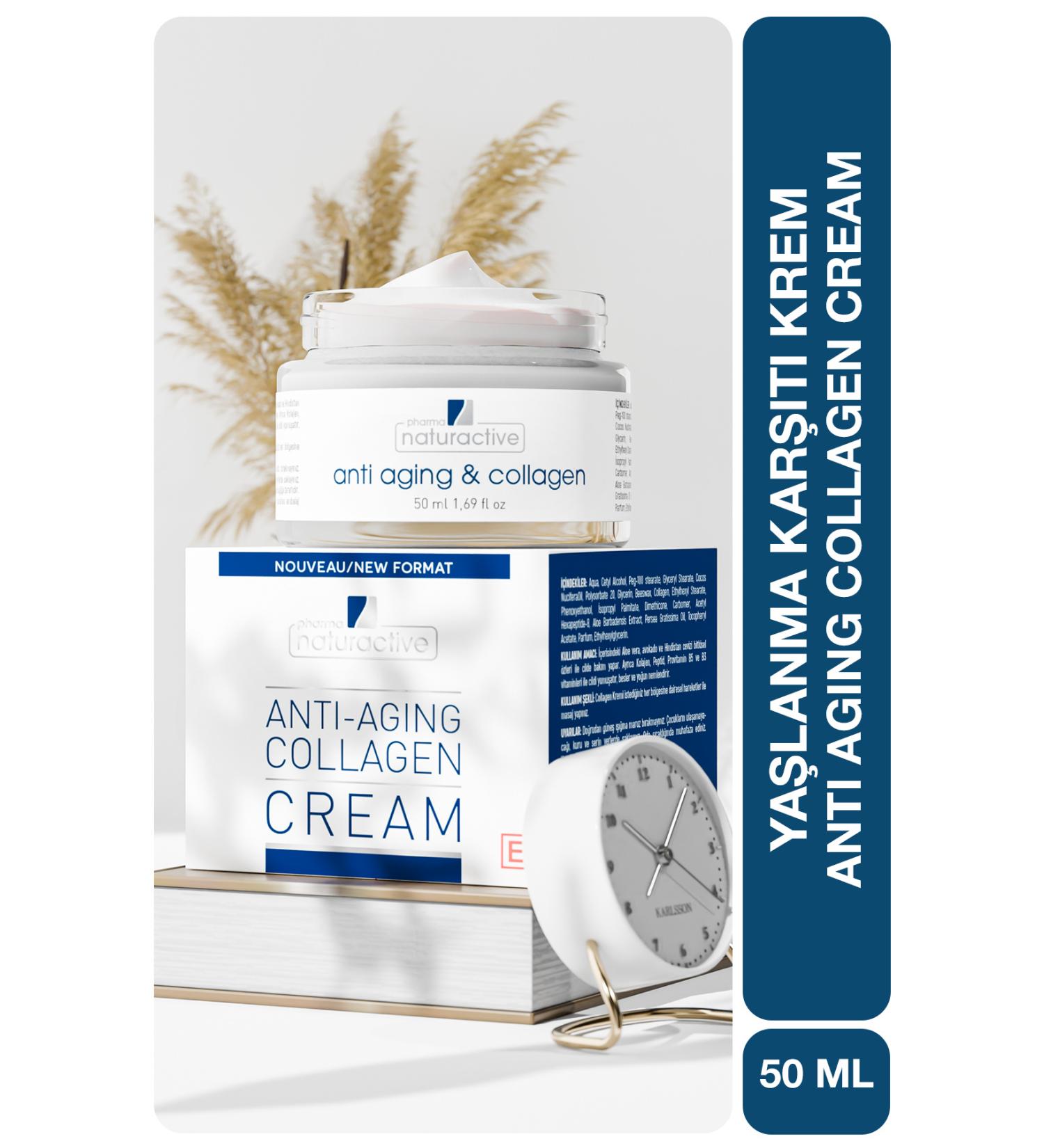 Pharmanaturactive Pharma Naturactive Anti-aging Collagen Cream 50 ml - Buy Online on GoSupps.com