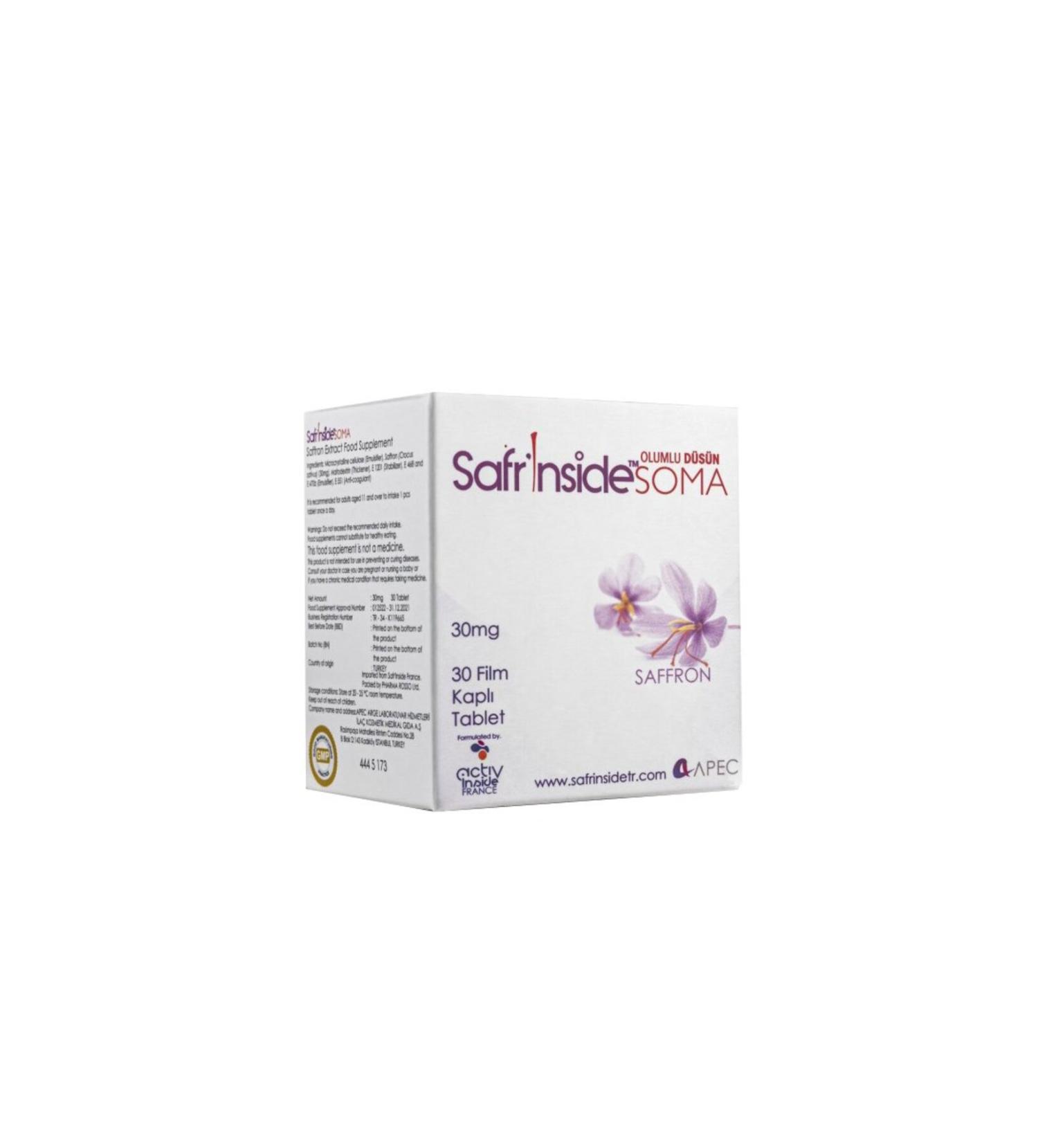 Celloxy Safrinside Soma 30 Mg 30 Film Tablet