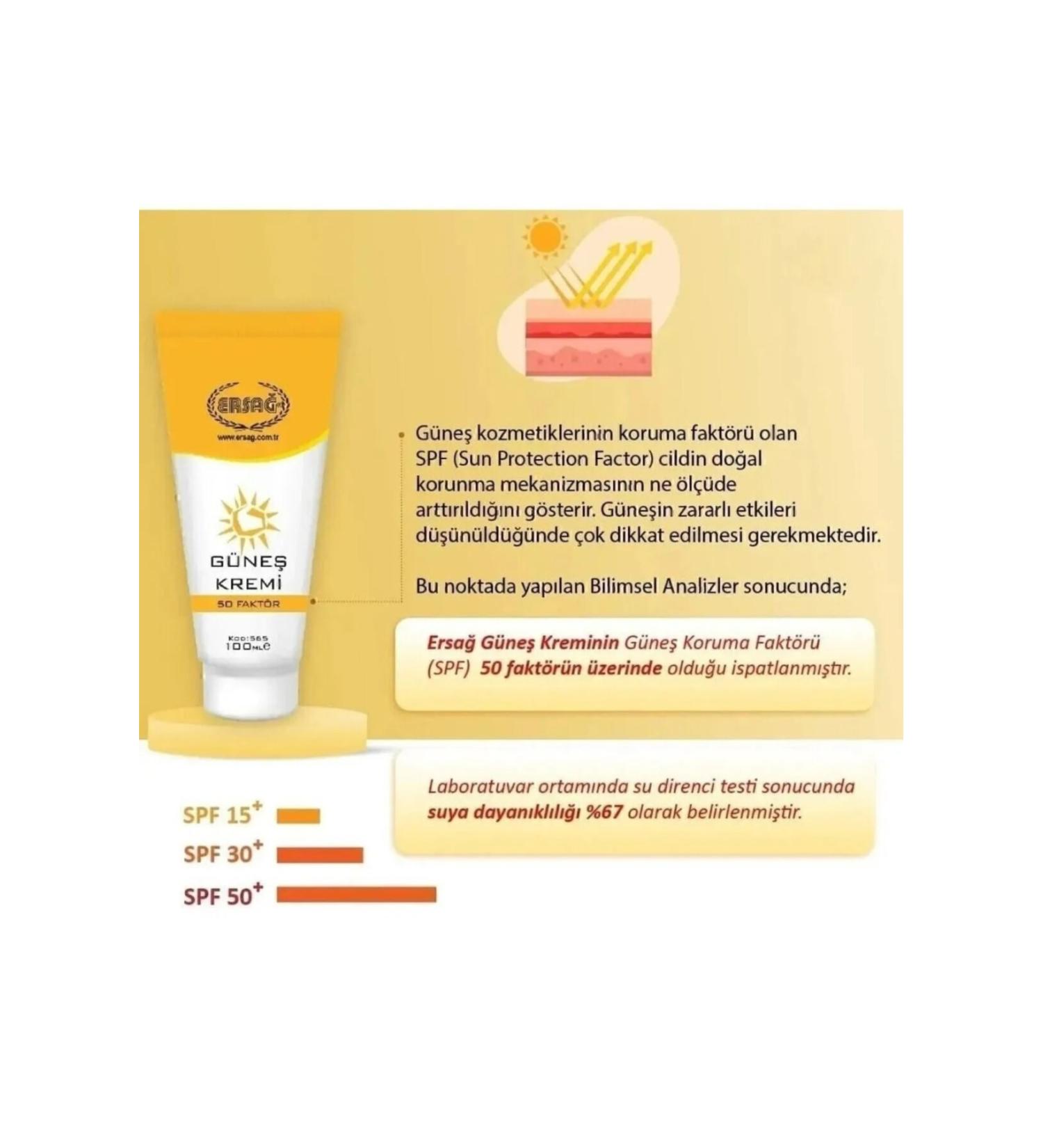 Ersa Ersa Sun Cream 50 factor 100ml asf